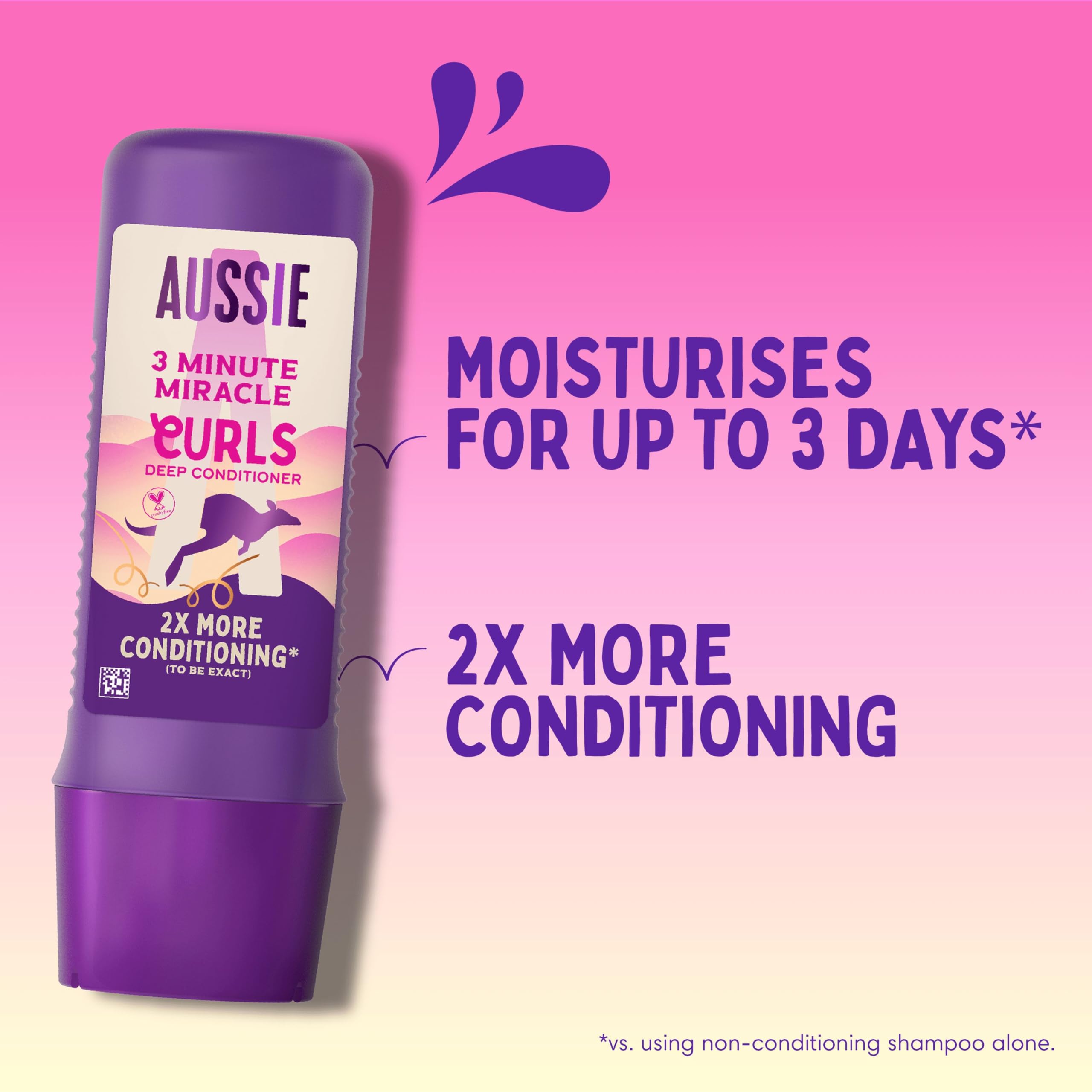 Aussie Curls Set: Aussie Bouncy Curls Shampoo 300ml, 3 Minute Miracle De 3