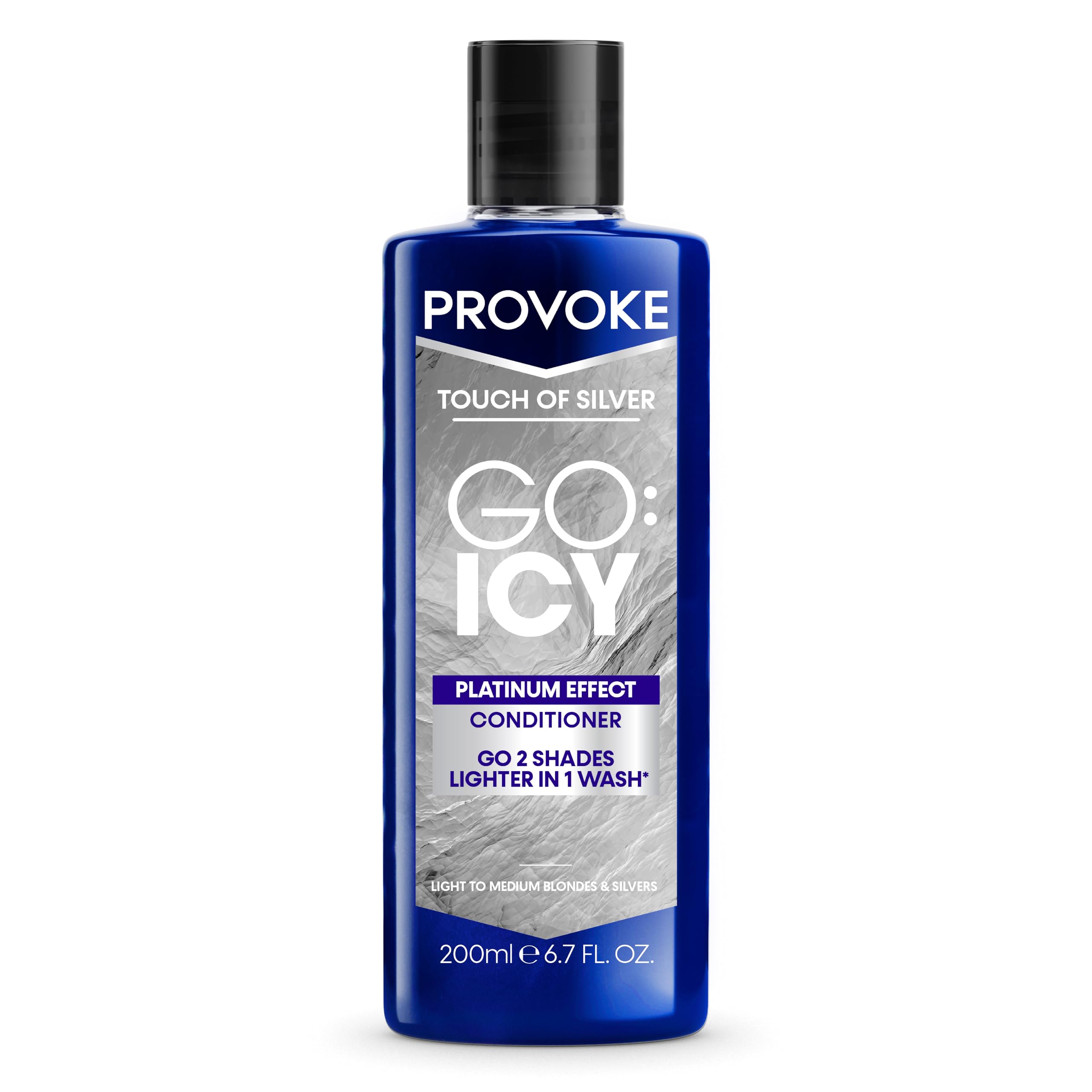 PROVOKE Touch of Silver Go Icy Platinum Effect Conditioner 200ml for Icy Look