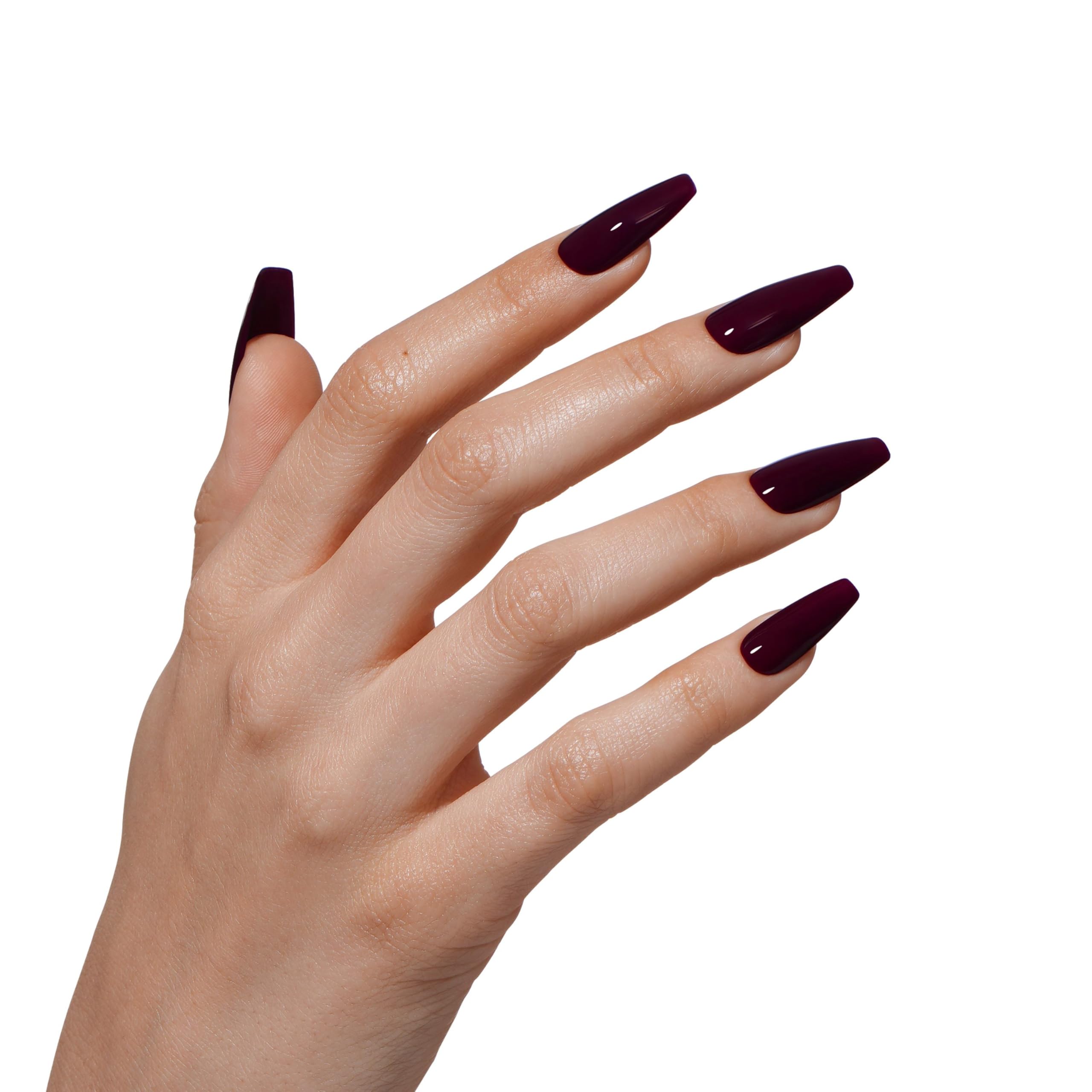 Bluesky Gel-Nagellack, Oxblood, A039, Dunkelrot, Tiefrot, Blutrot, Langanhaltend, Absplitterfest, 10 ml (Trocknung unter UV-/LED-Lampe erforderlich) 3