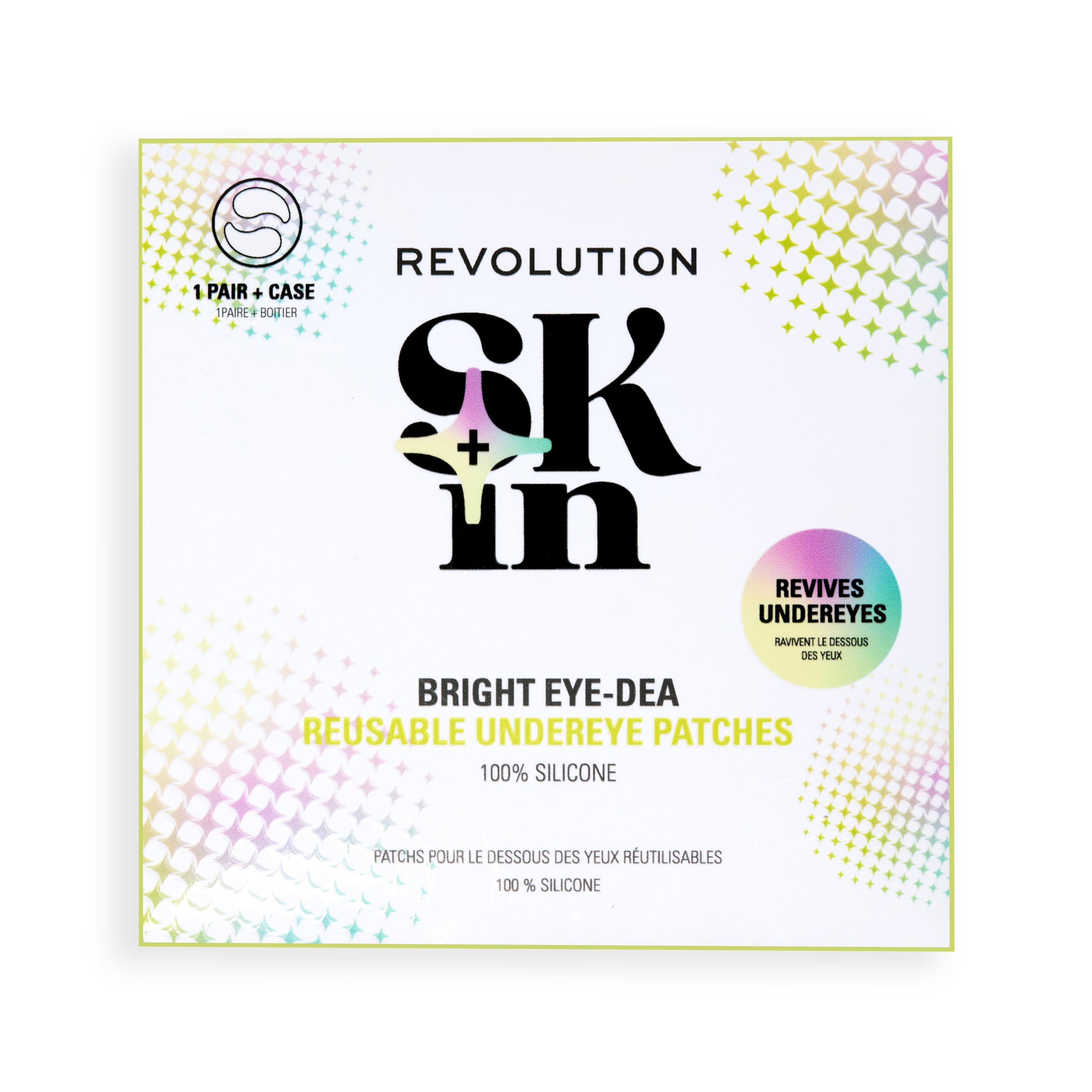 Revolution Skincare London Bright Eye Reusable Silicone Patches for Depuffing 5