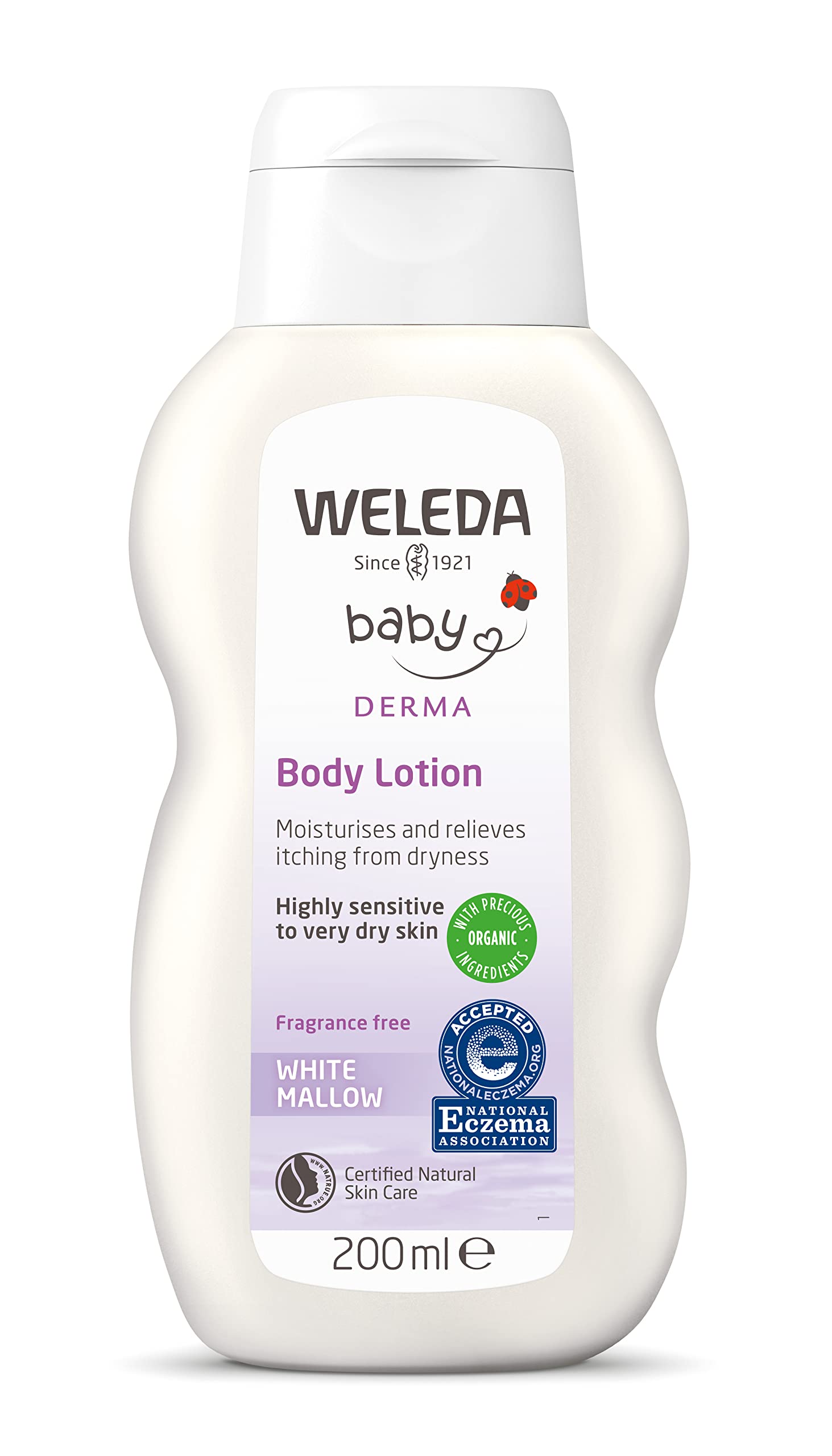 Weleda Baby Derma Weiße Malve Körperlotion, 200 ml