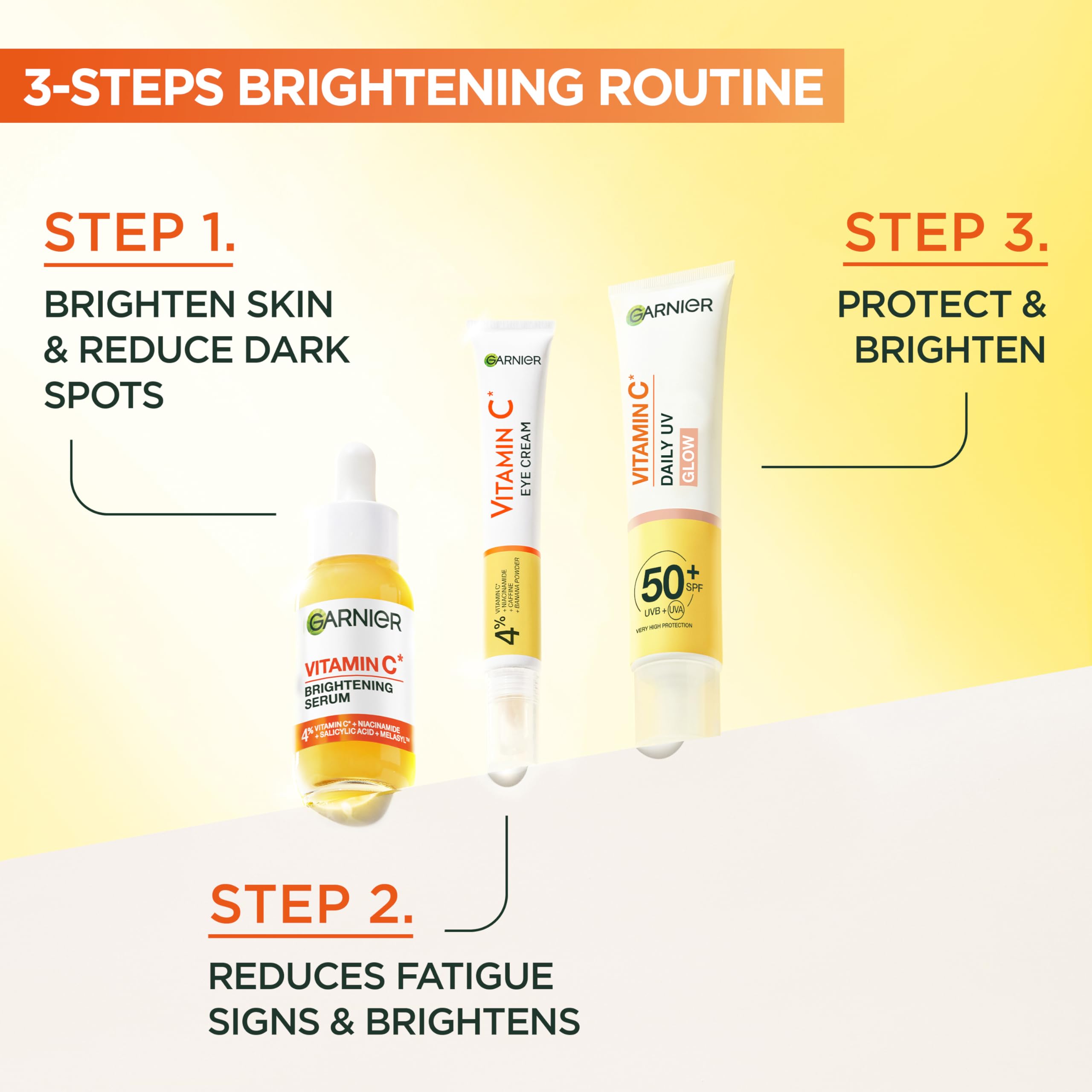 Garnier Vitamin C Brightening Serum for Face with Niacinamide & Salicylic Acid, 30ml 6