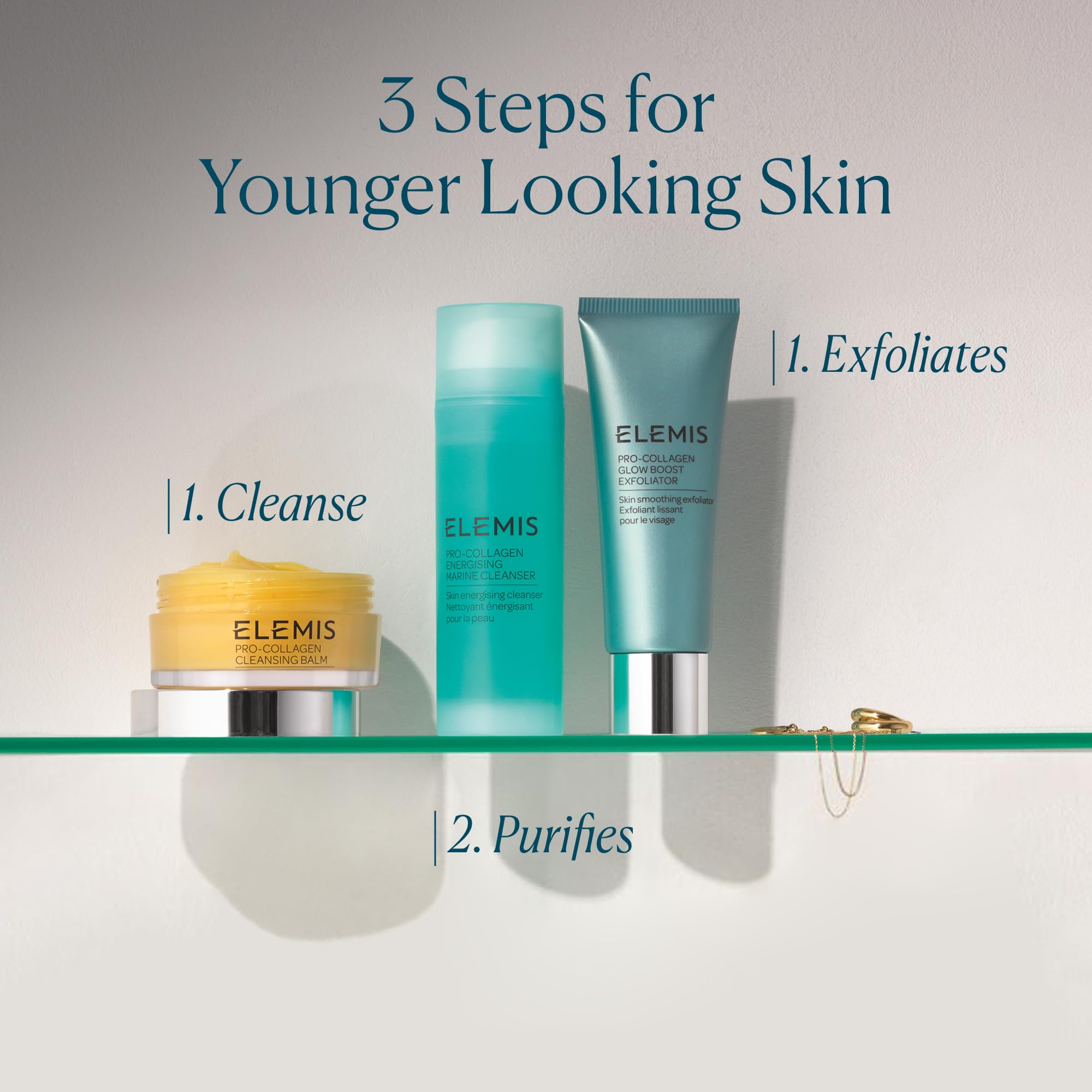 Elemis Pro-Collagen Glow Boost Exfoliator 100ml - Gentle Physical Facial Exfoliant 4