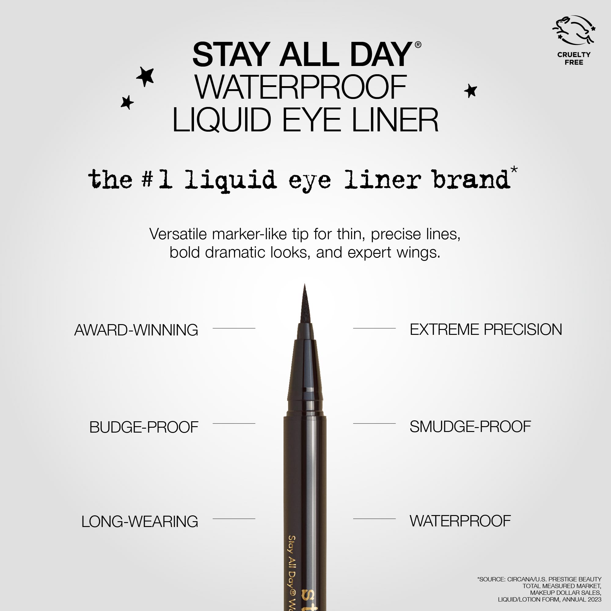 Stila Stay All Day Waterproof Liquid Eye Liner Pen - Smudge Proof & Quick Dry 3