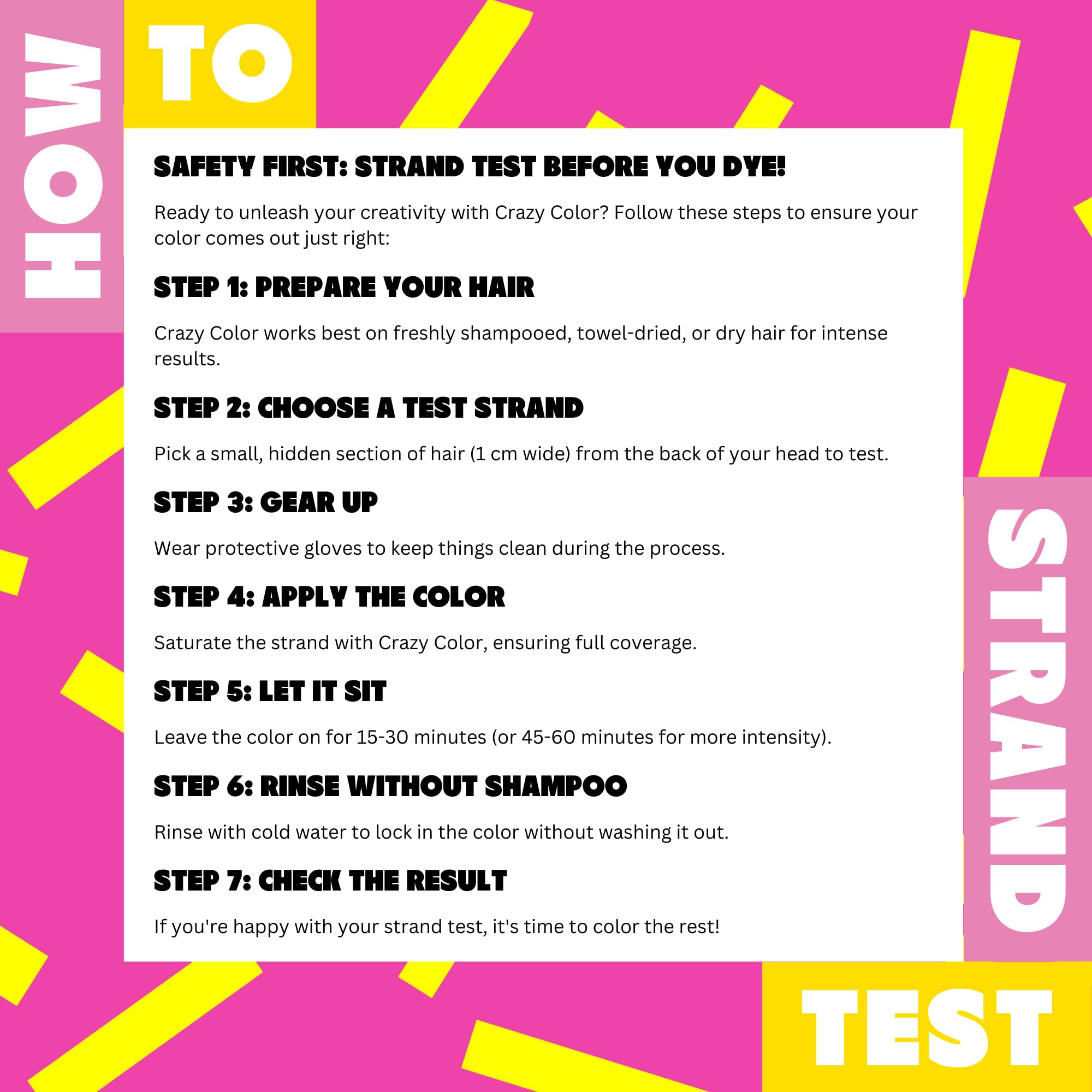 Crazy Color High Lift Bleaching Kit with 30 Vol (9%) Developer & Tools 7