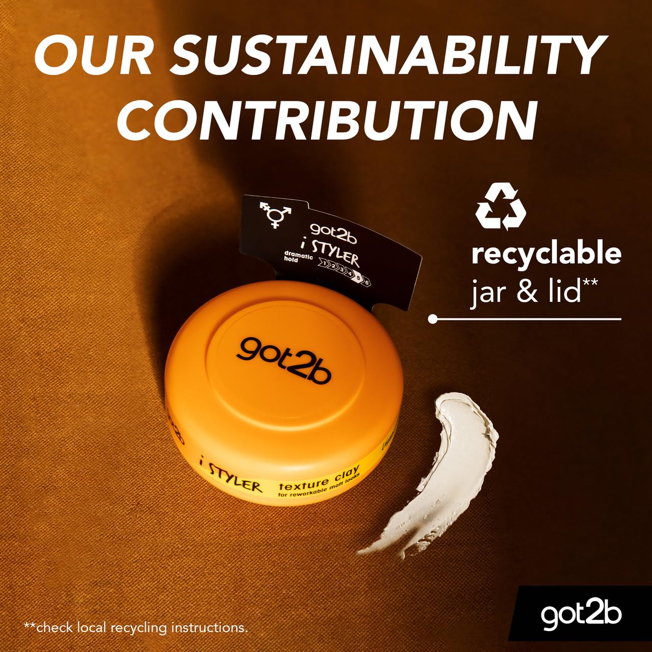 Got2B iStyler Texture Clay for Reworkable Matt Hairstyles with Strong Hold 5