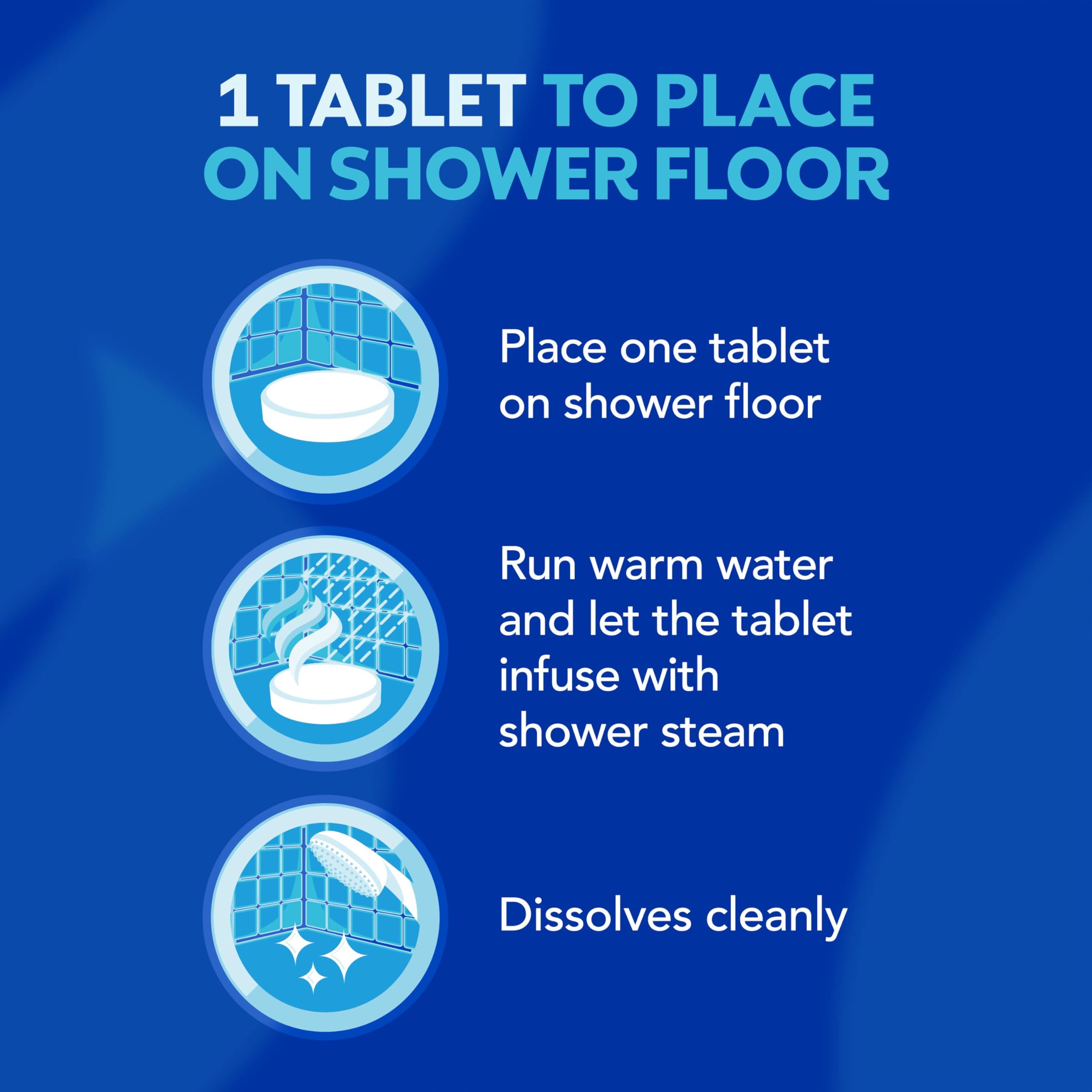 VICKS Vapo Shower Tablets with Soothing Vapors Infused with Menthol 4