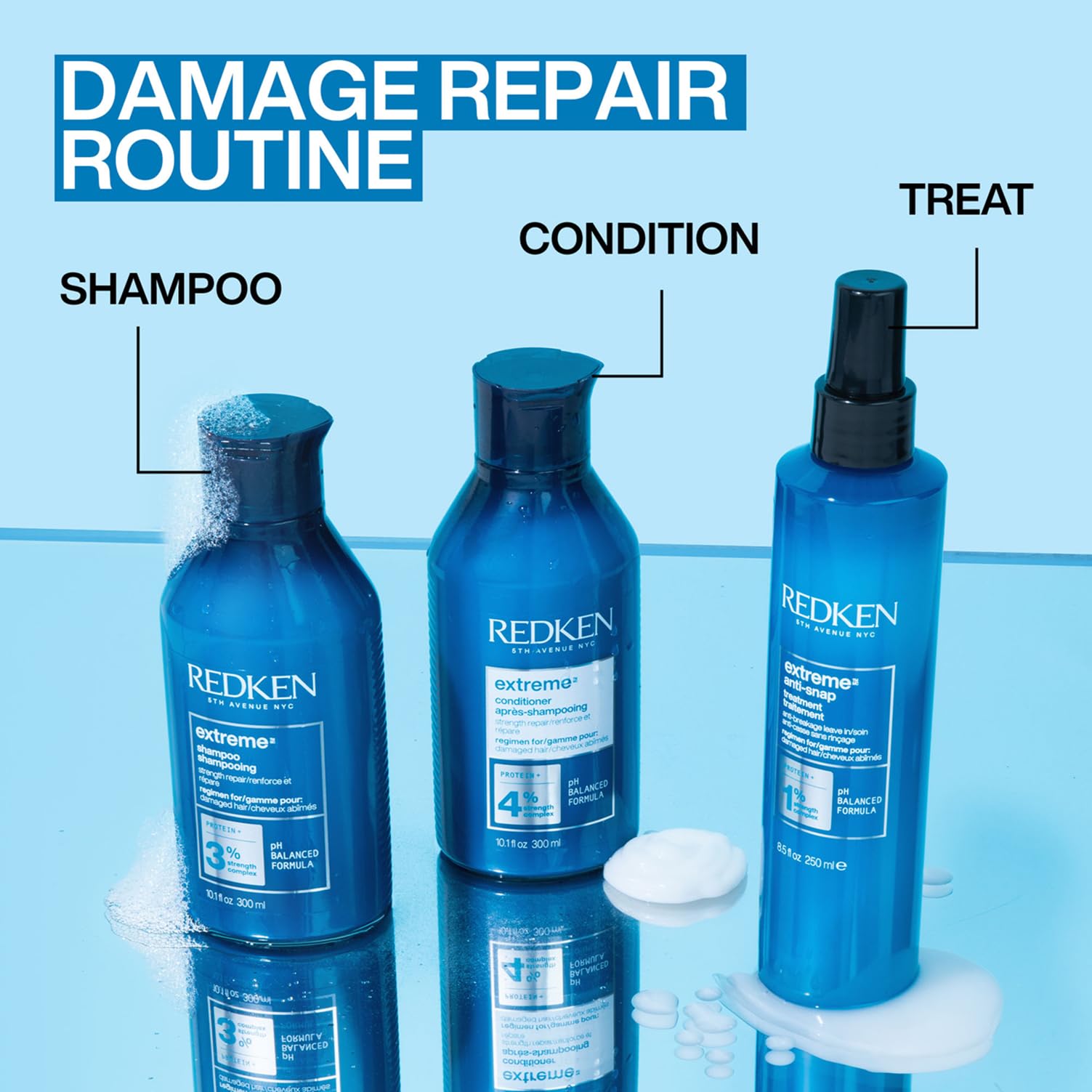 REDKEN Conditioner for Damaged Hair: Repairs Strength and Adds Flexibility 6