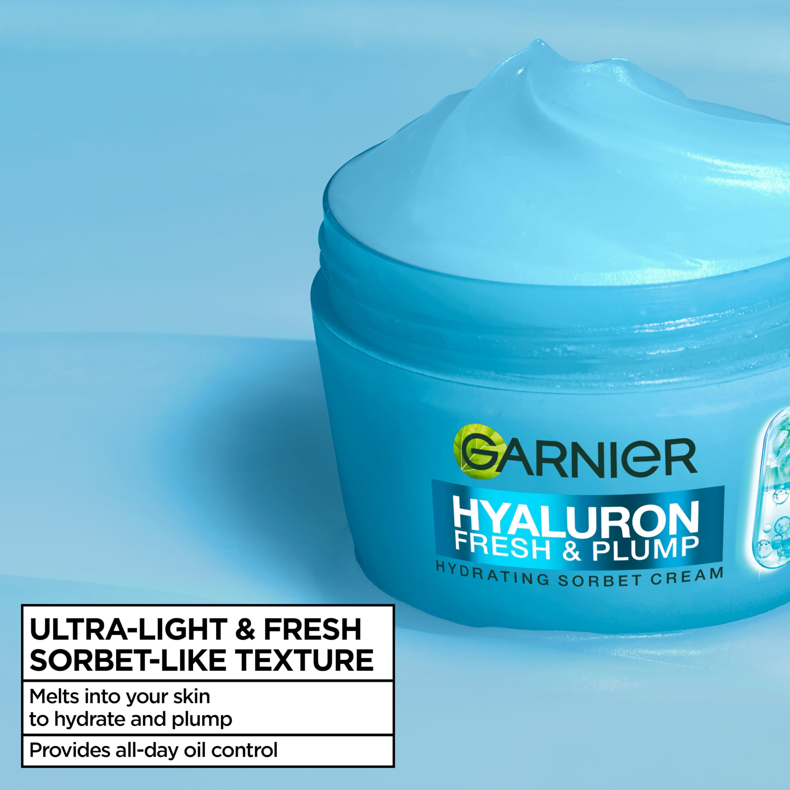 Garnier Hyaluron Fresh & Plump Hydrating Sorbet Cream with 4% Hyaluronic Acid 4