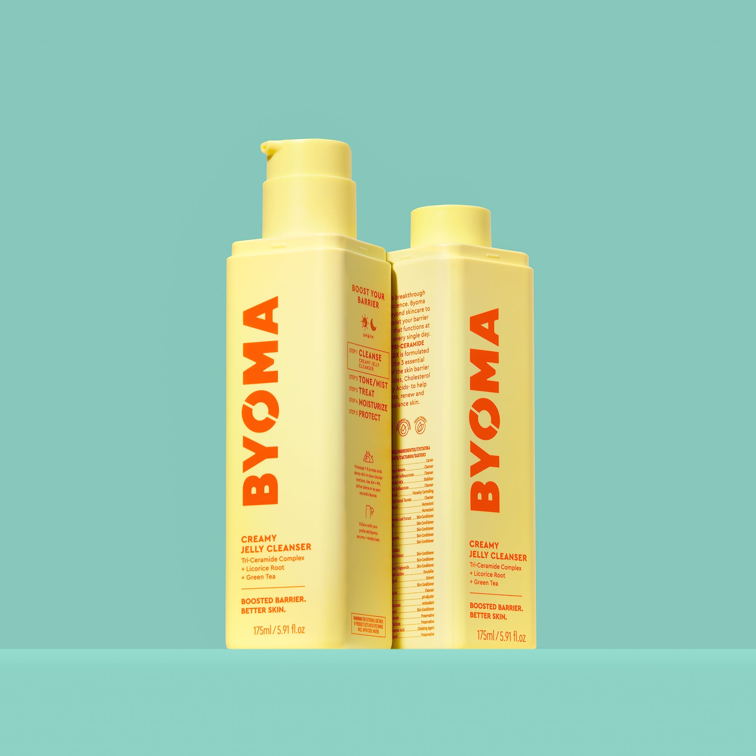 BYOMA Creamy Jelly Cleanser Refill (175ml) Hydrating Facial Cleanser 3