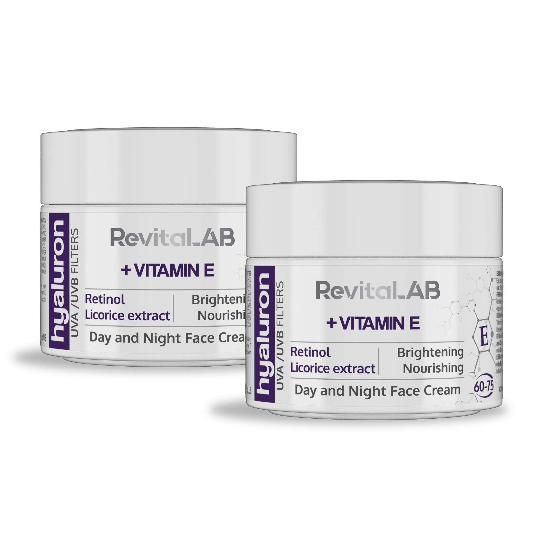 RevitaLAB Hyaluron Anti-Ageing Day and Night Cream with Vitamin A and Shea Butter