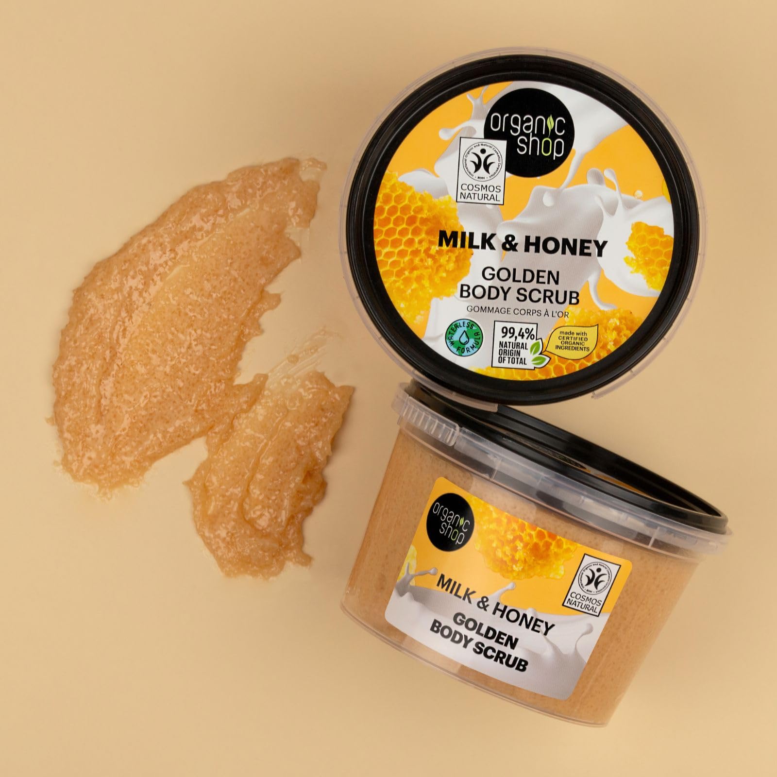 Organic Shop Milk & Honey Body Scrub with Brown Sugar - 250ml 4
