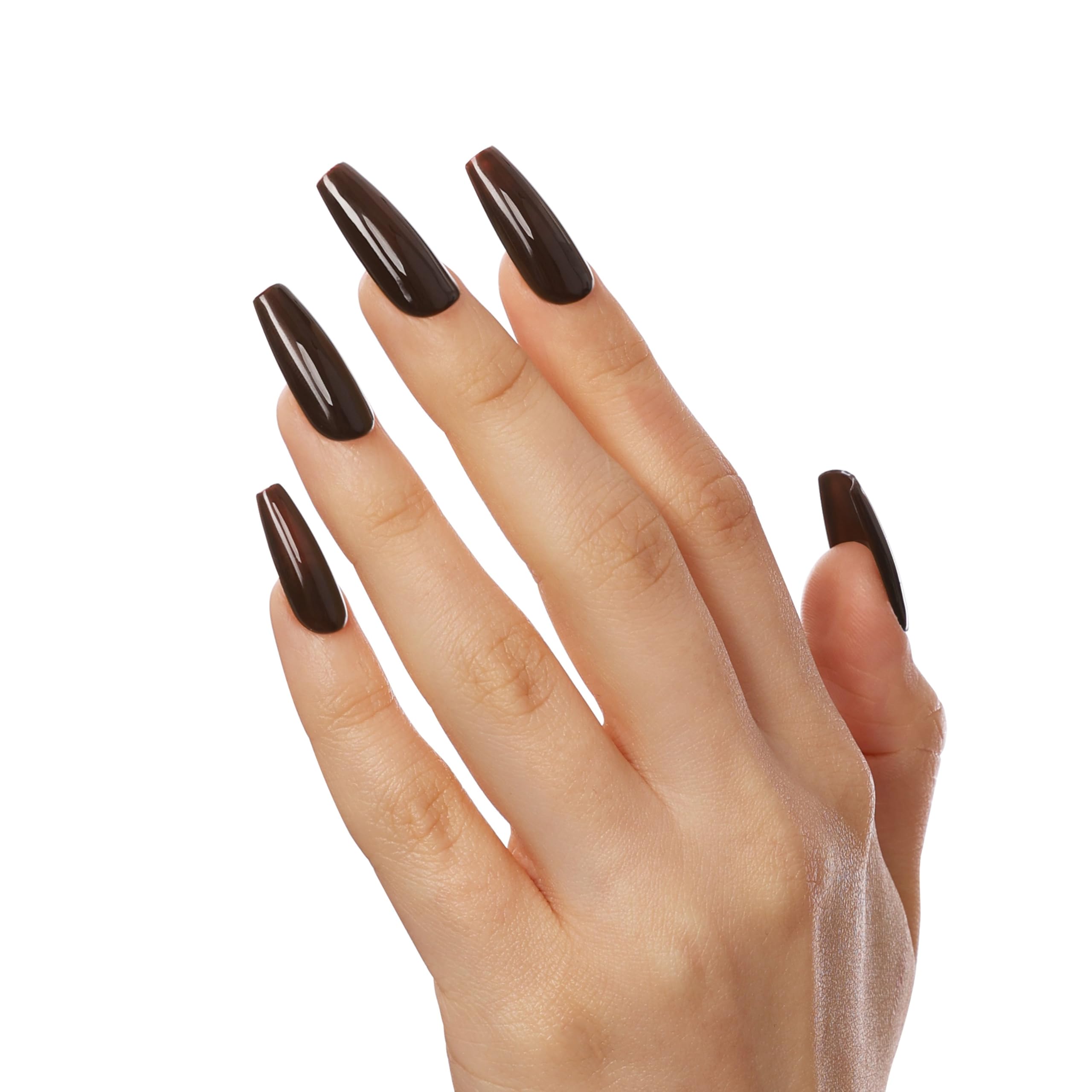 Bluesky Gel Nail Polish - Faux Fur 80538 Dark Brown - 21 Day High-Gloss Wear 4