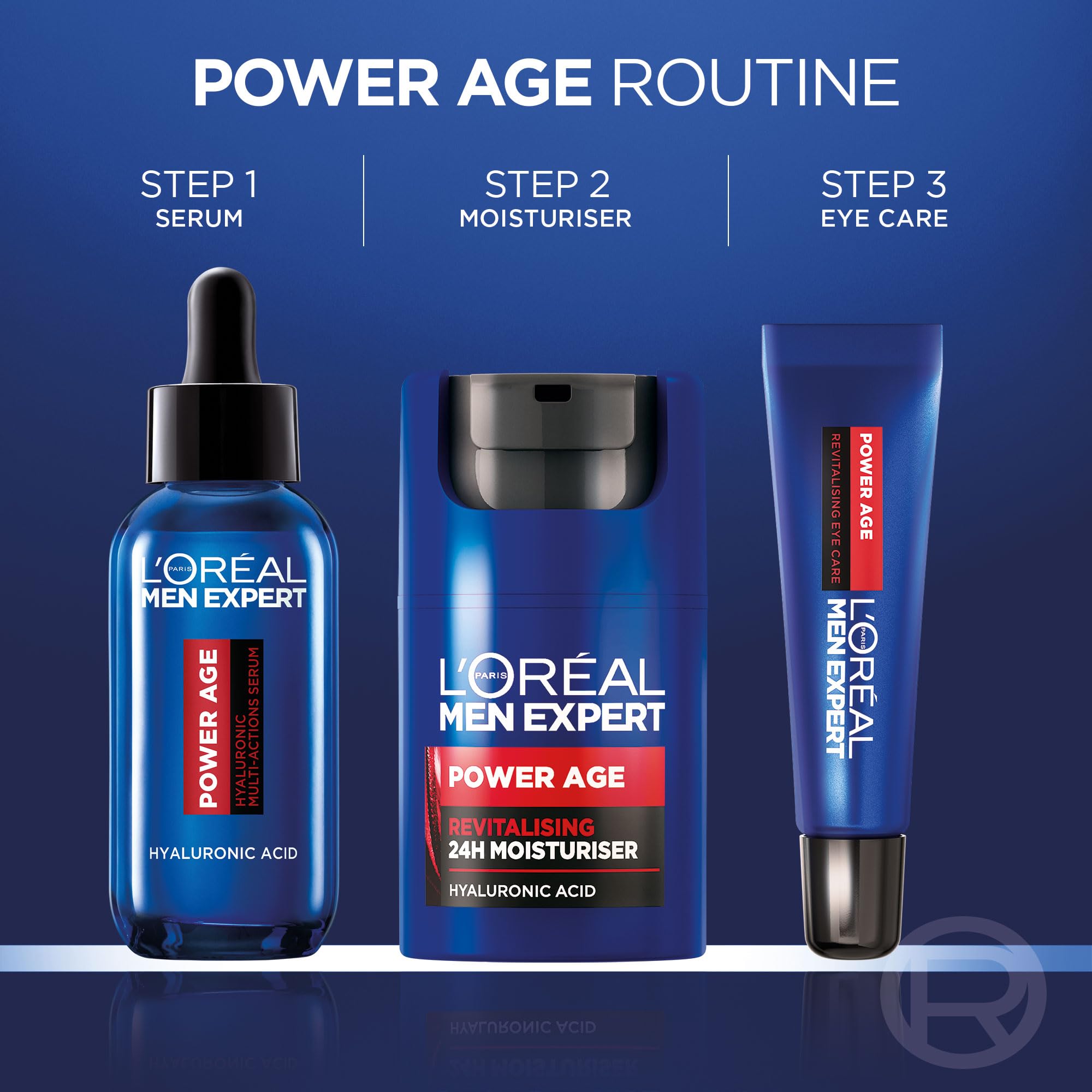 L'Oréal Men Expert Power Age Hyaluronsäure-Feuchtigkeitscreme für Männer, 50 ml - Feuchtigkeitsspendend &amp; Revitalisierend 5