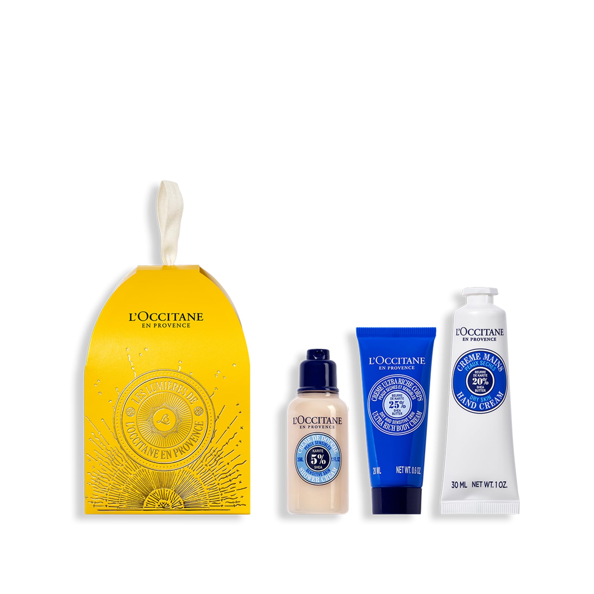 L'OCCITANE Shea Butter Ornament: Nourishing & Soothing Hand & Body Care Gift Set