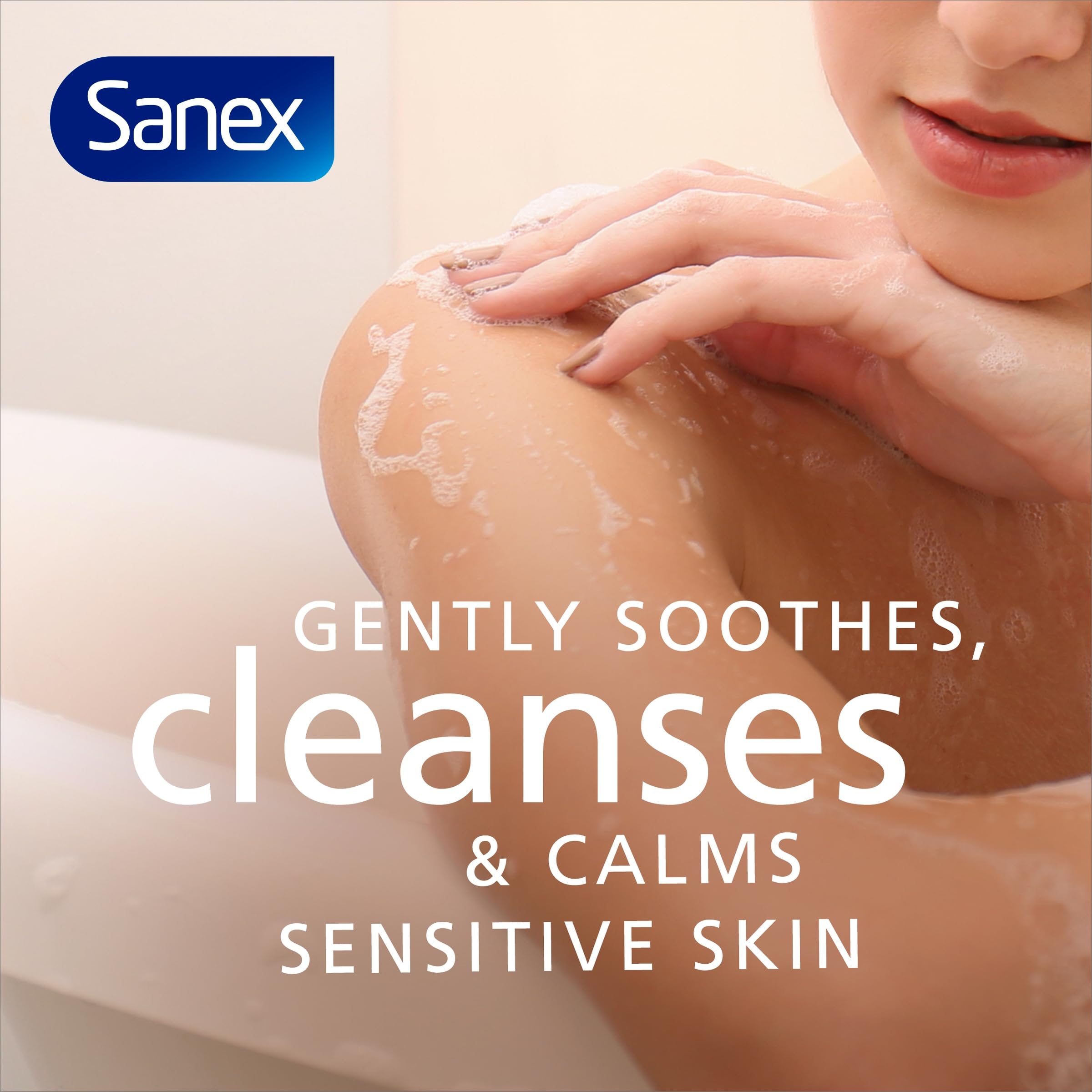 Sanex Expert Skin Health Soothing Bath Soak for Sensitive Skin, 450ml (6 Pack)