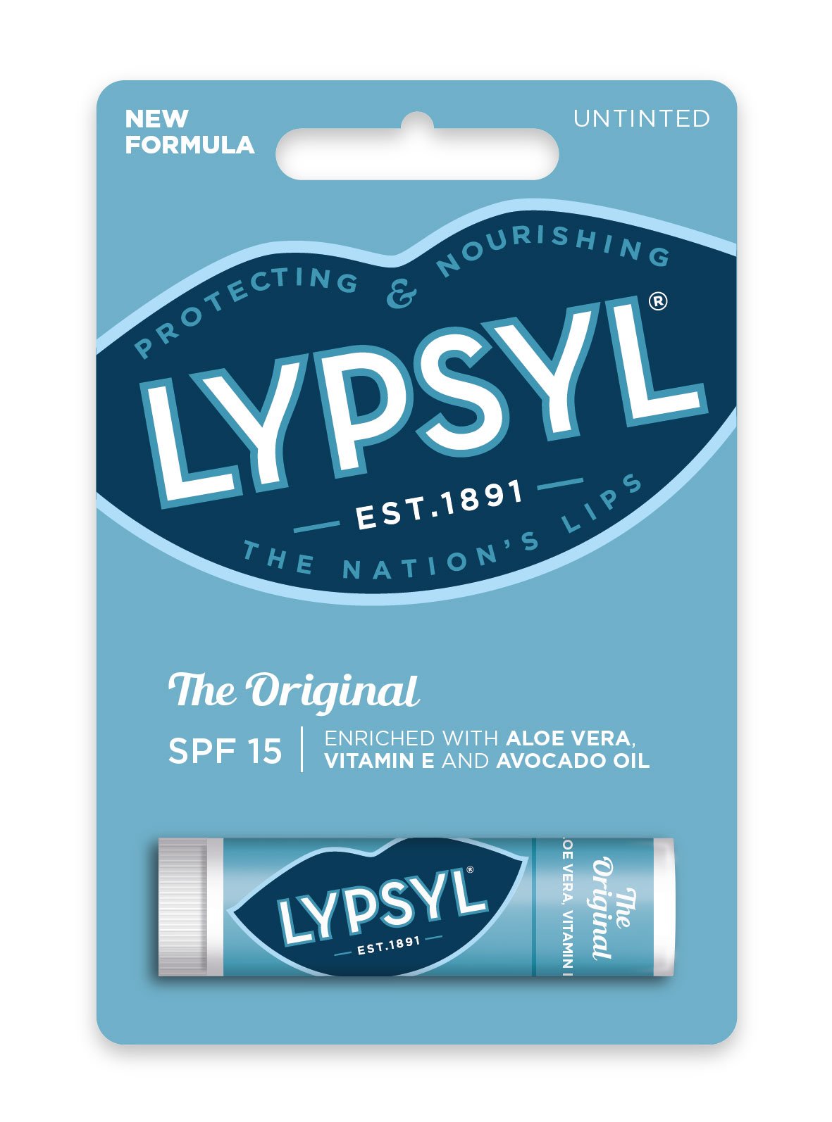 Lypsyl The Original Lip Balms Pack of 1 with SPF15 Protection and Aloe Vera