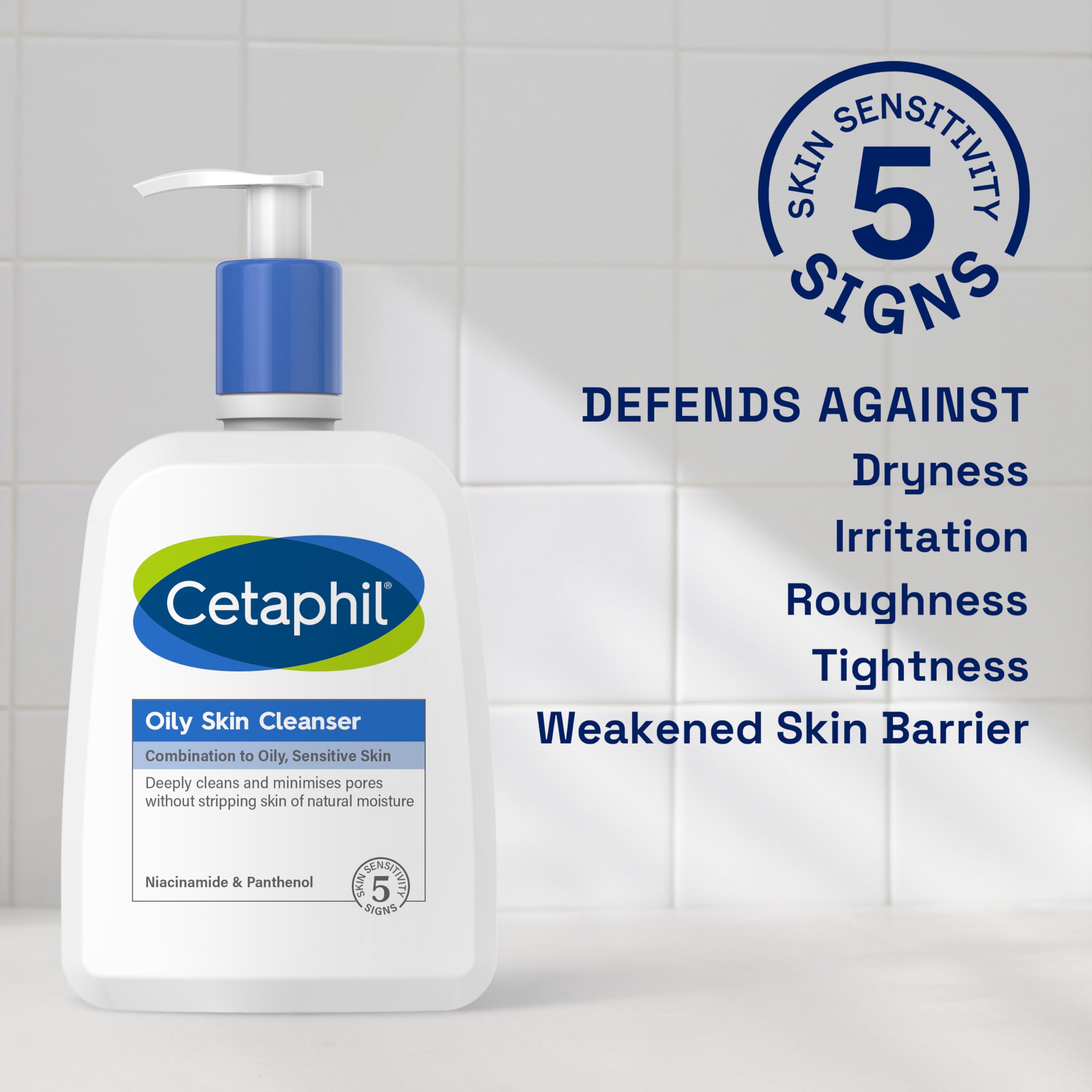 Cetaphil Gesichtsreiniger für fettige Haut, 473 ml, Gesichtswaschgel, für Mischhaut bis fettige Haut 8