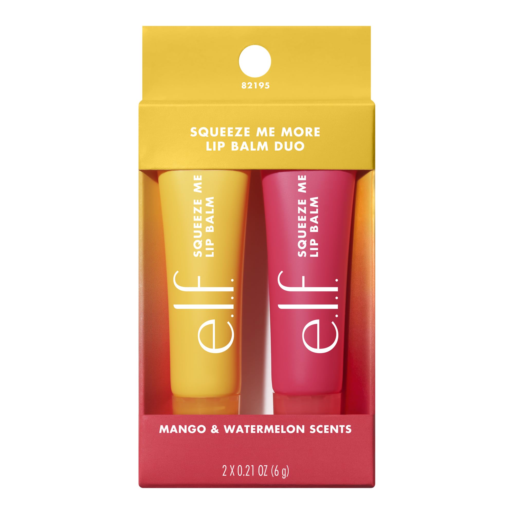 e.l.f. Squeeze Me More Lip Balm Duo with Hyaluronic Acid and Shea Butter