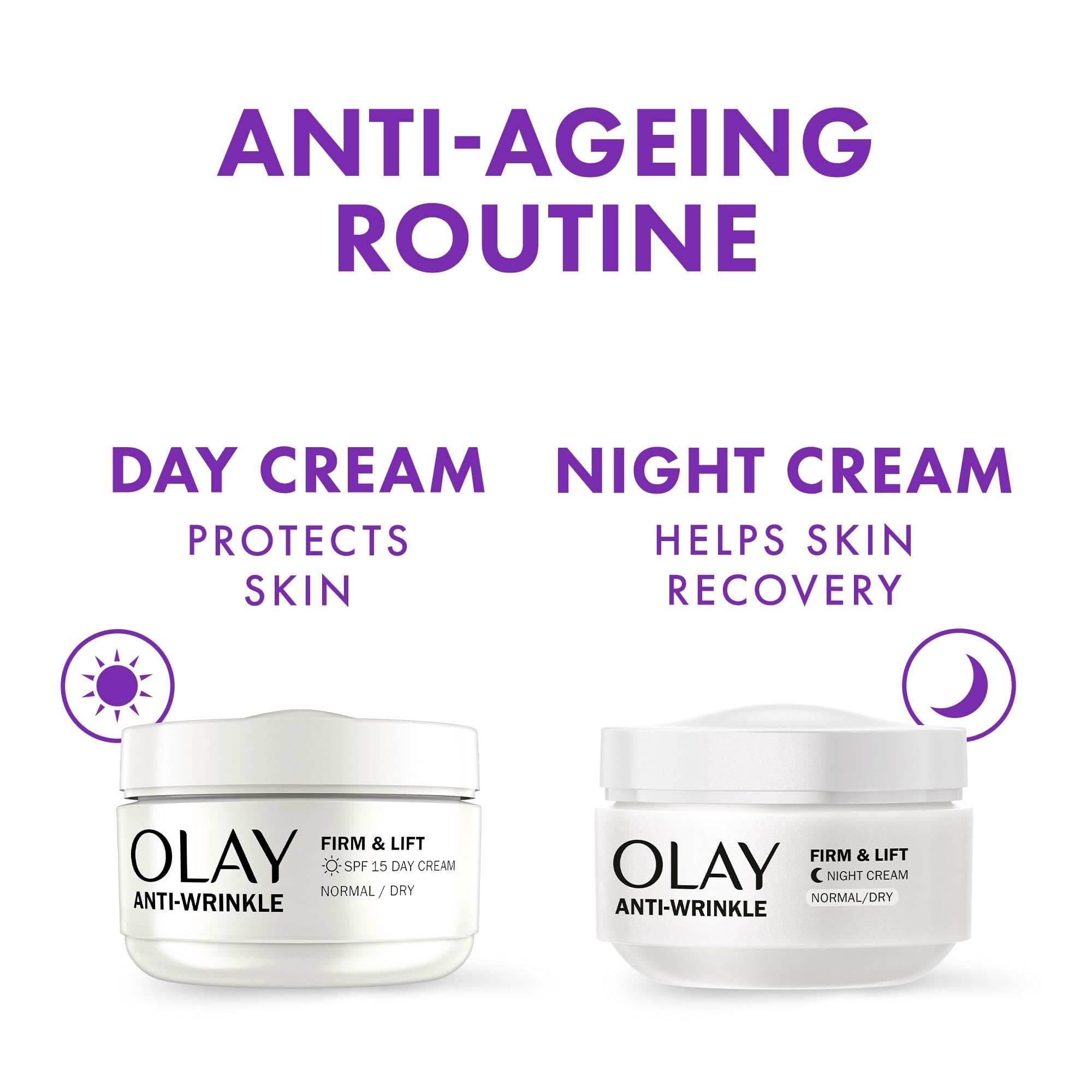 Olay Anti-Wrinkle Firm & Lift Night Cream with Vitamin B3 for Fine Lines 6