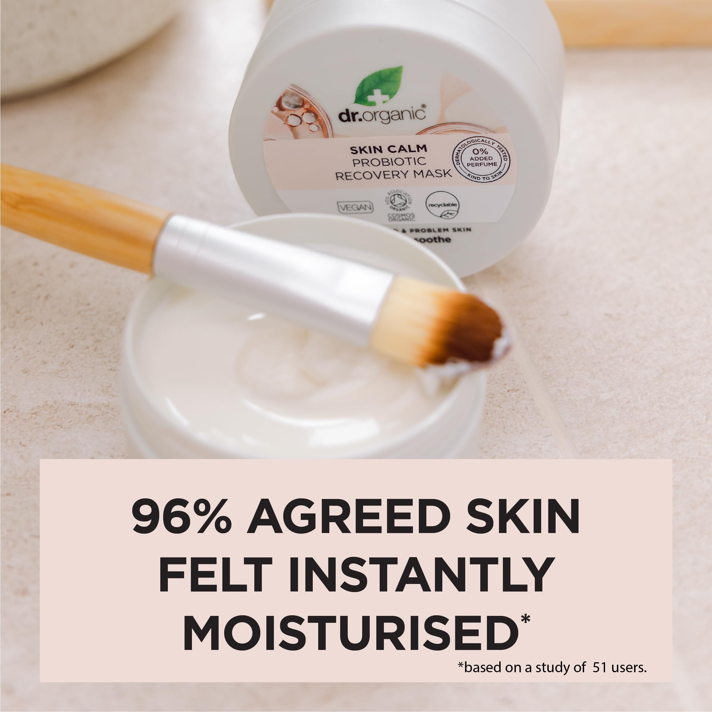 Dr Organic Skin Calm Probiotic Recovery Mask for Dry & Sensitive Skin 4