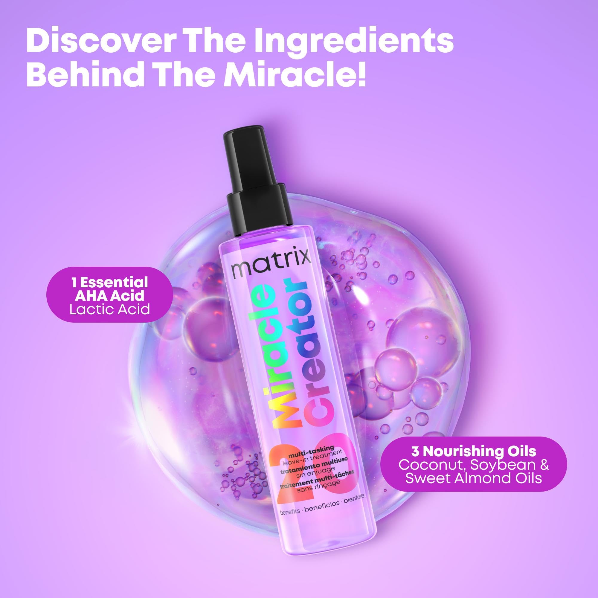 Matrix Multi-Tasking Hair Treatment, Leave-In Conditioner and Heat Protectant 4