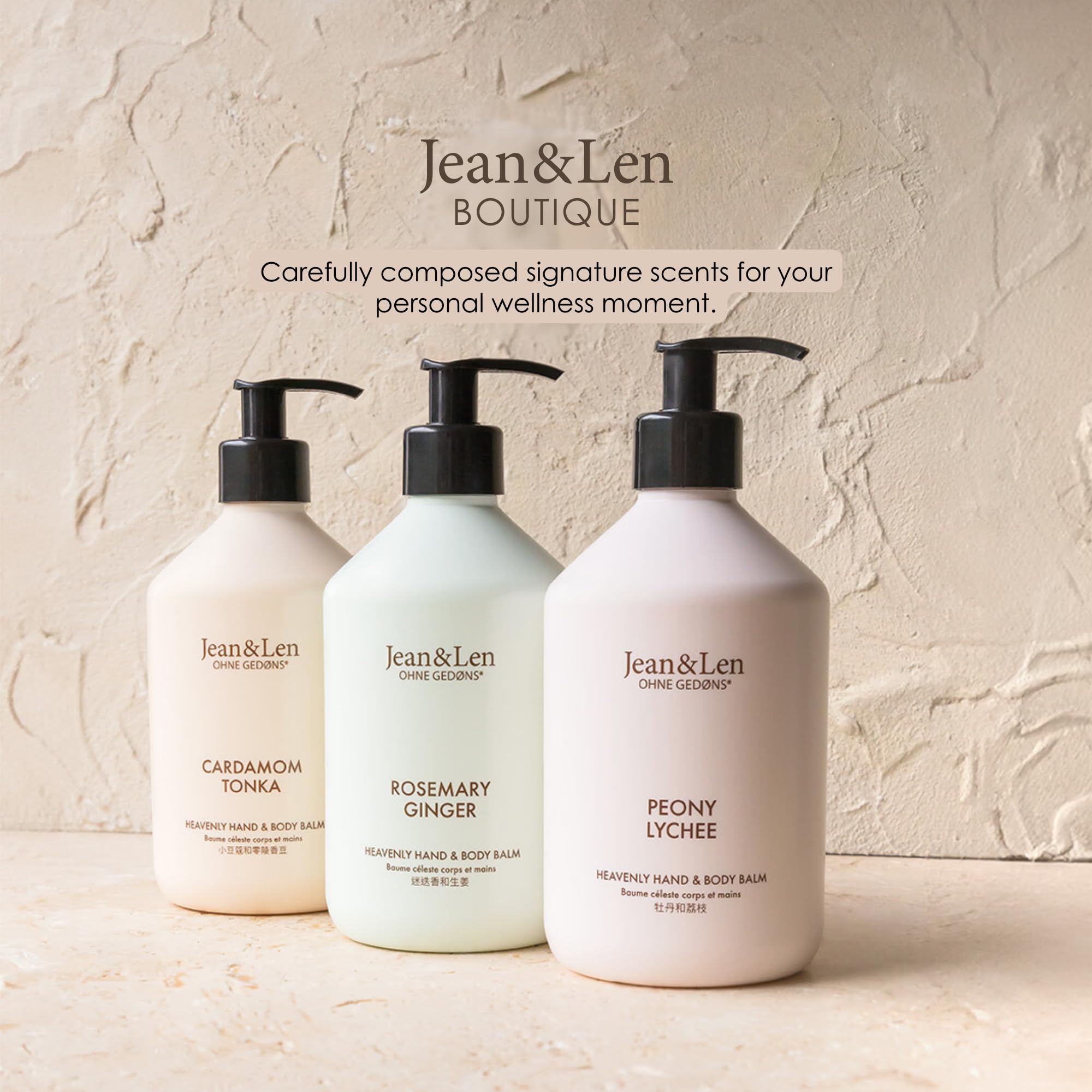 Jean & Len Heavenly Hand & Body Balm Cardamom & Tonka with Organic Argan Oil & Shea Butter, 500 ml 7