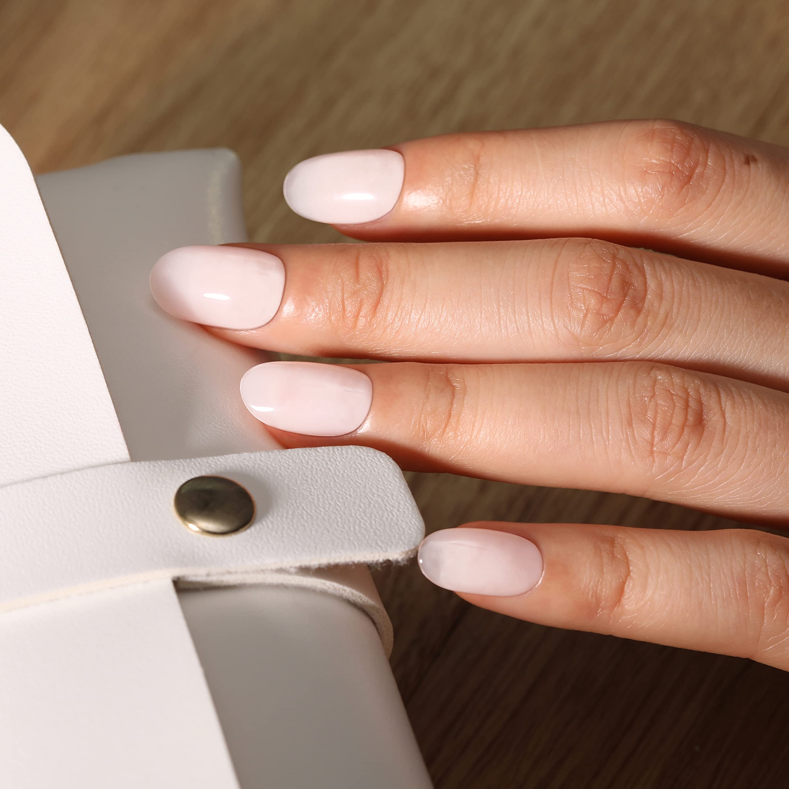 Bluesky Gel Nail Polish 10ml, Dollymilk (CM02) - Pale Pink Soak-Off Gel Polish