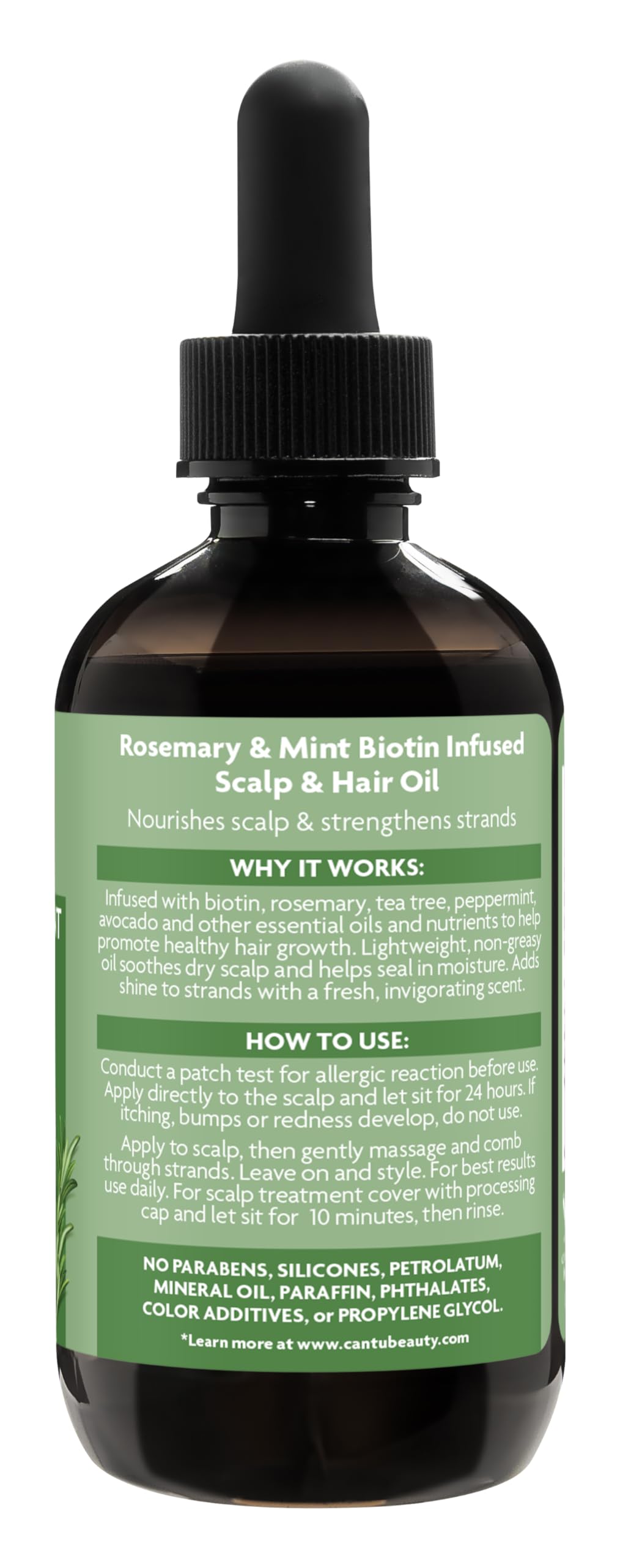CANTU Strengthening Biotin-Infused Hair & Scalp Oil with Rosemary and Mint 3