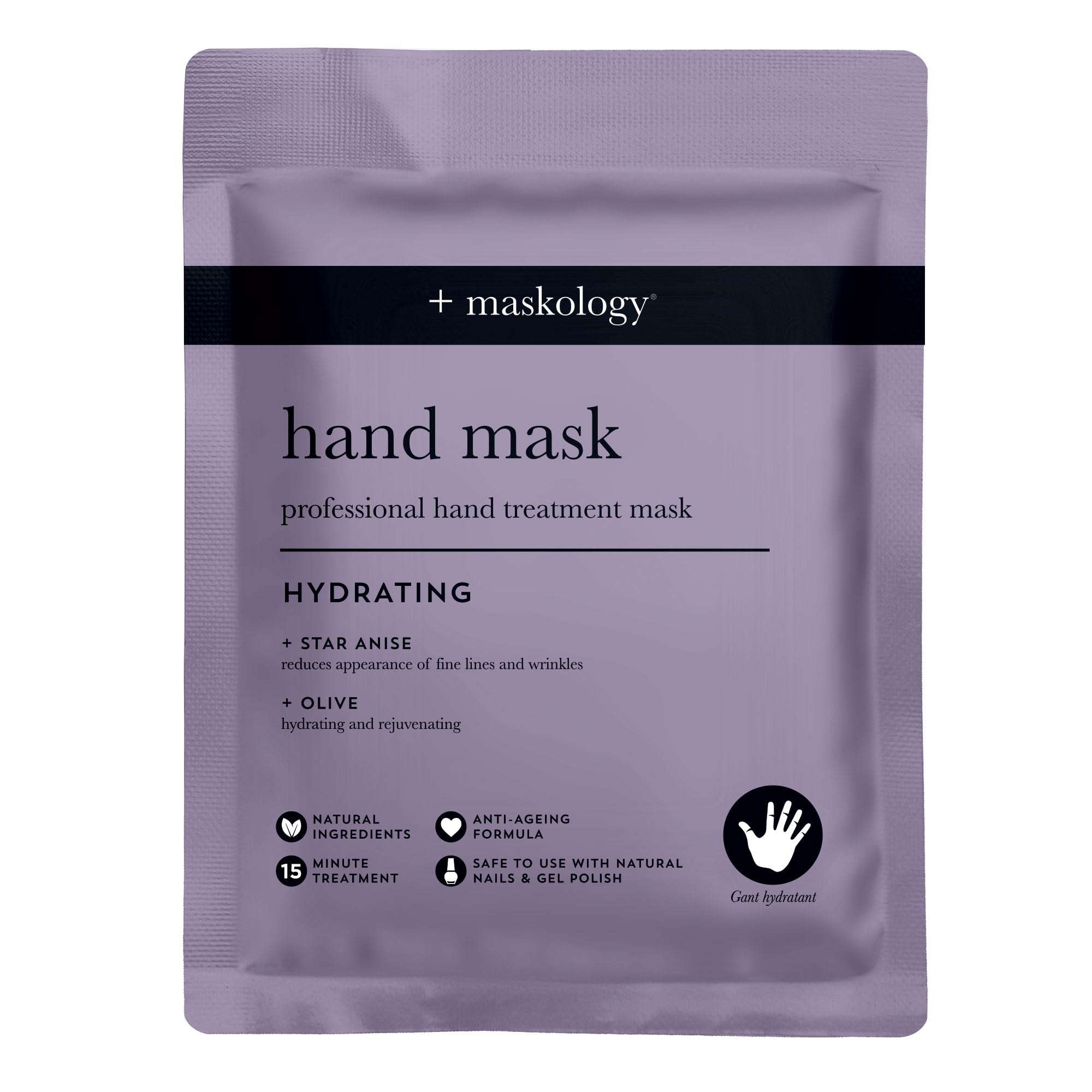 MASKOLOGY Hydrating Hand Mask with Argan Oil & Apple Extract | Anti-Ageing Treatment