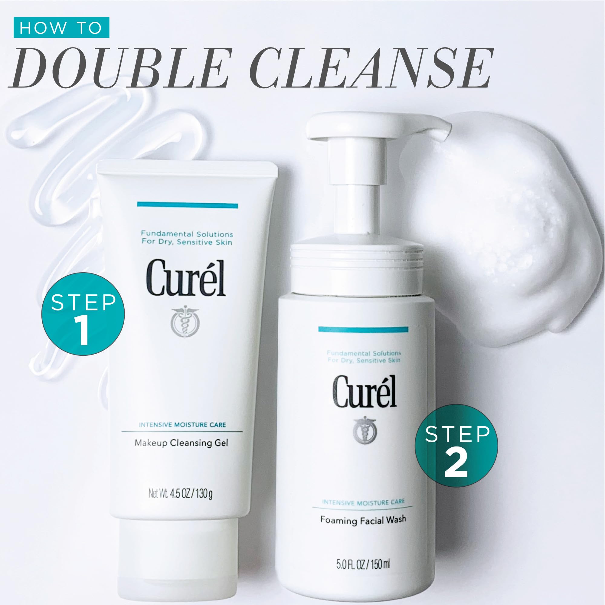 Curél Makeup Cleansing Gel 130g for Dry and Sensitive Skin - Ceramide Protecting 5