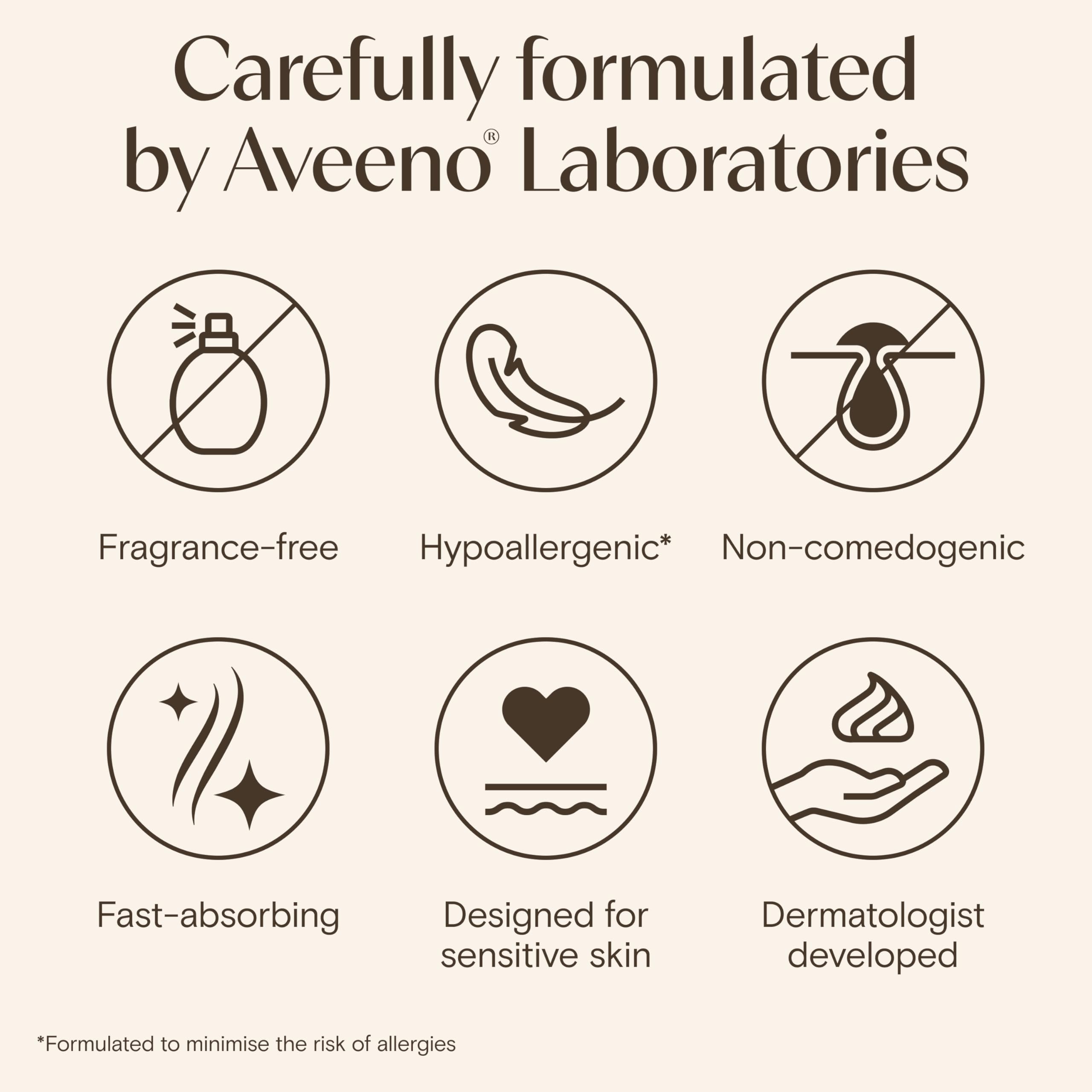 AVEENO Age Renewal Face Cream with Oat + Retinol Alternative for Sensitive Skin, 50ml 5