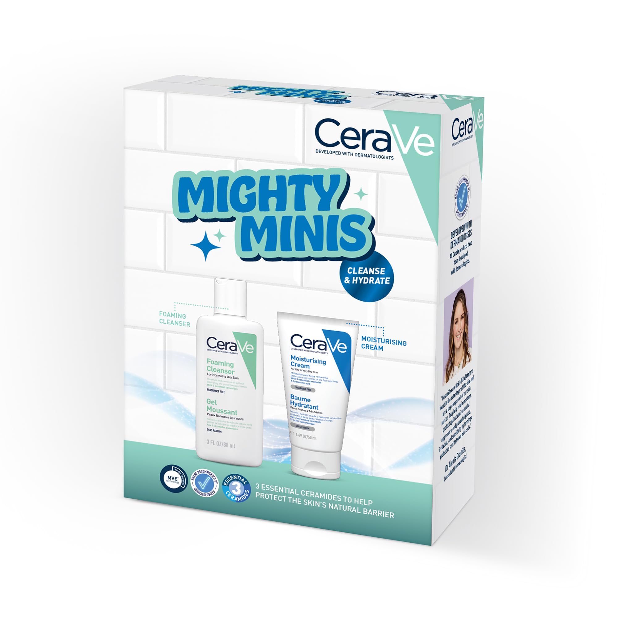 CeraVe Mighty Minis Set for Normal Skin with Yuzu and Sharon Fruit