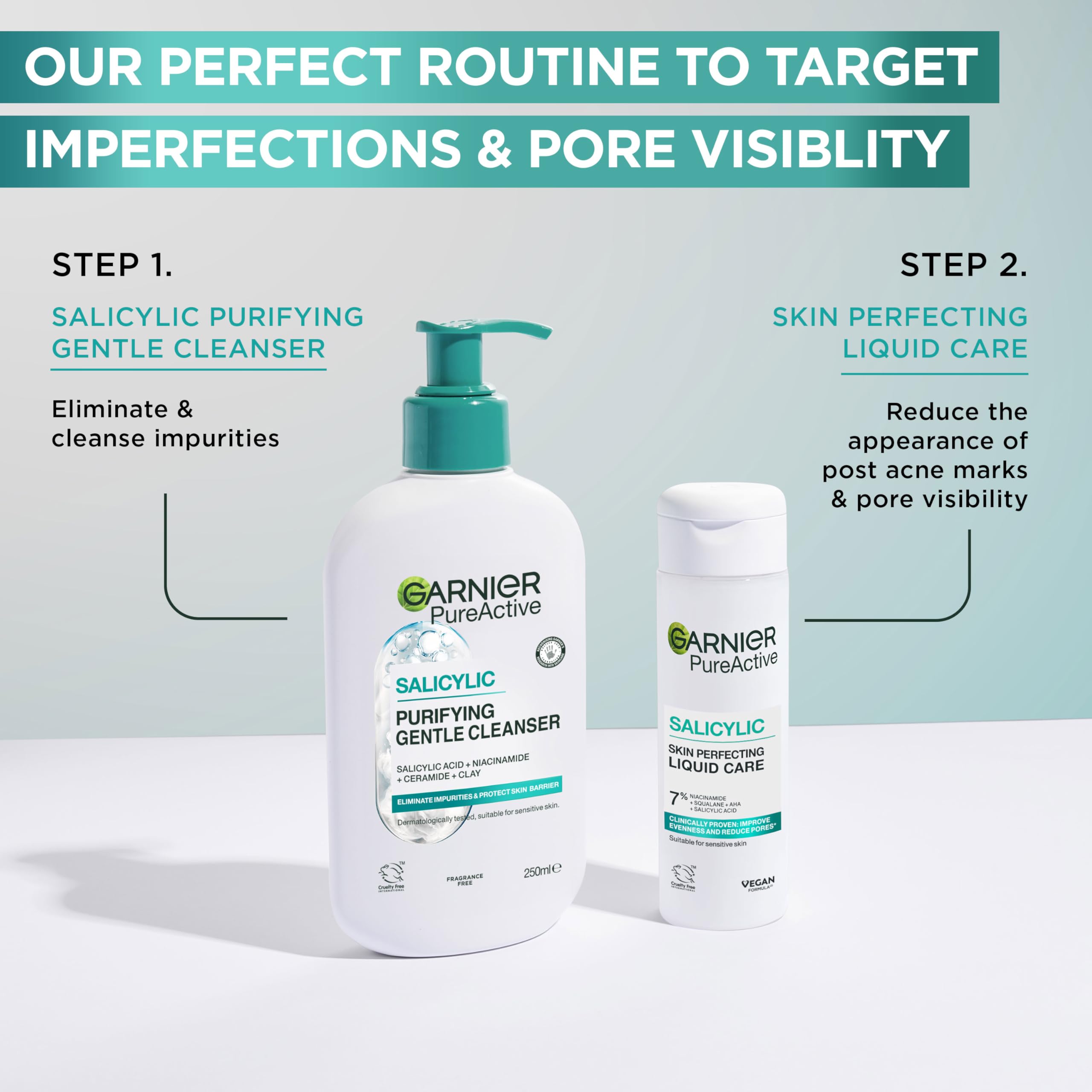 Garnier Salicylic Acid Skin Perfecting Liquid Care Toner with 7% Niacinamide 5