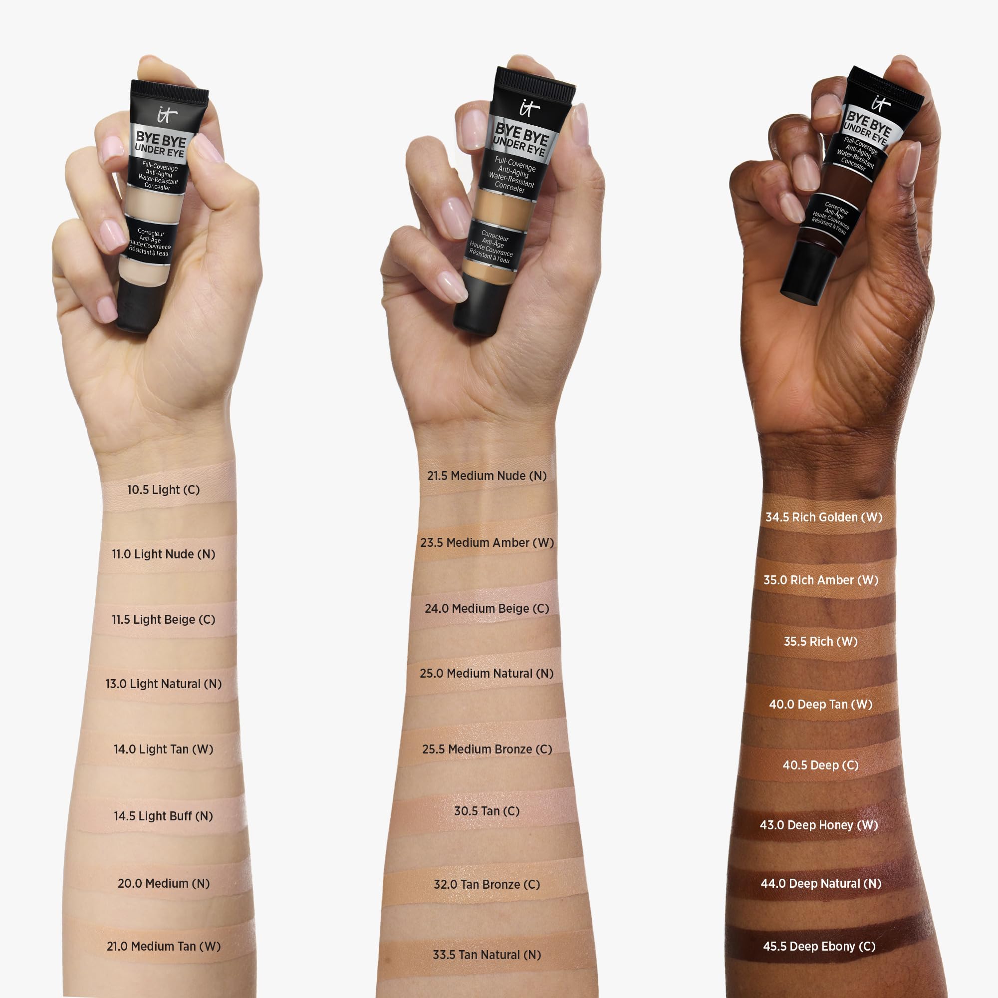 IT Cosmetics Bye Bye Under Eye Concealer, Highly Pigmented and Water-Resistant 5