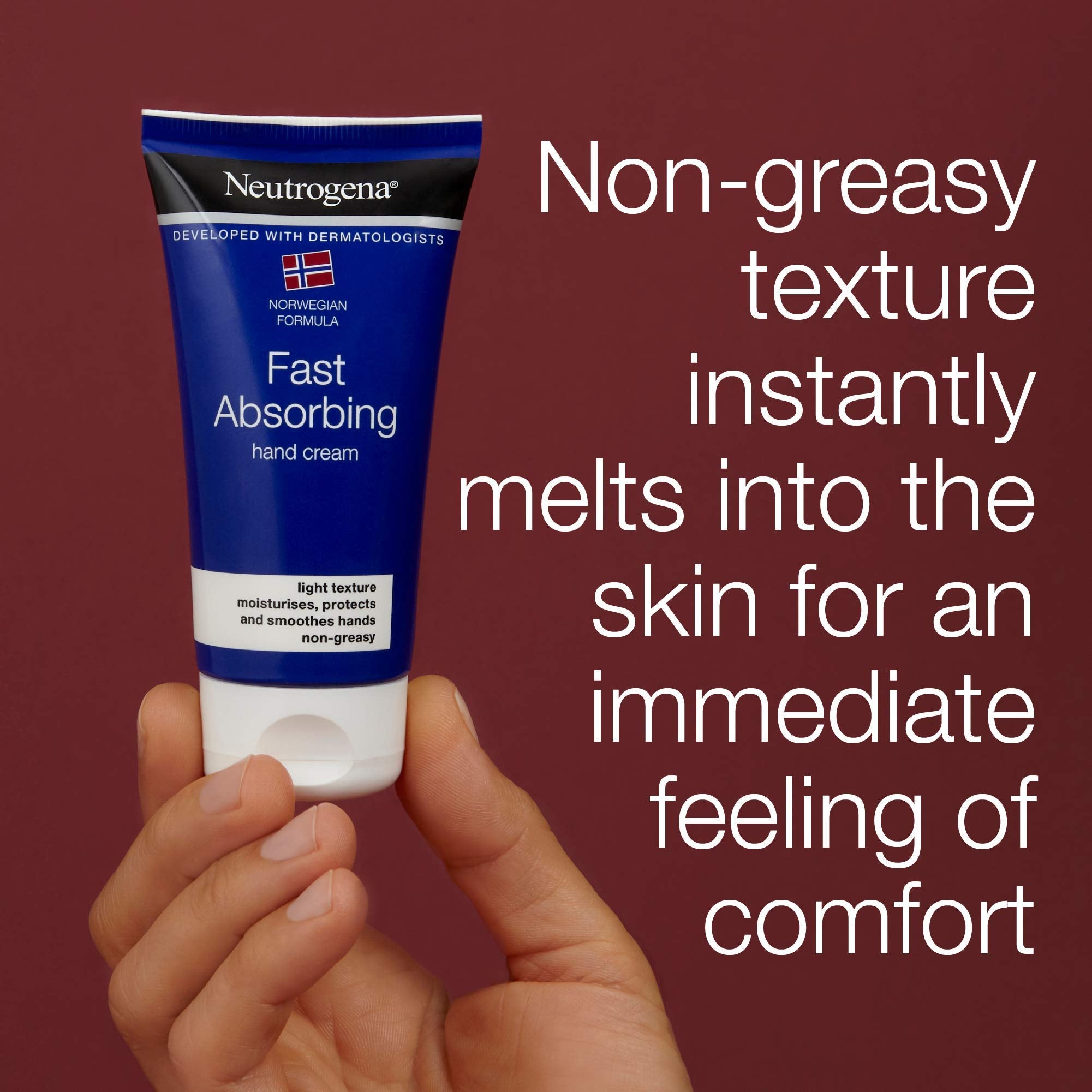 Neutrogena Norwegian Formula Fast-Absorbing Hand Cream Bundle (3x 75ml) for Dry Skin 6