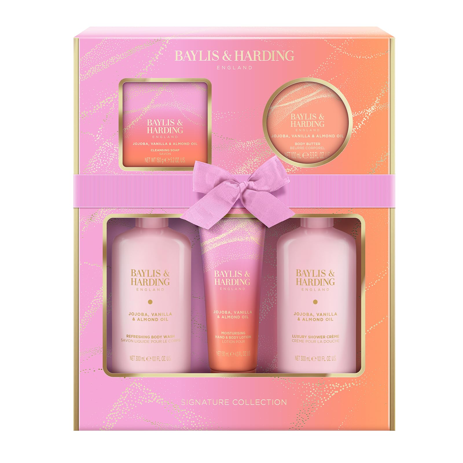 Baylis & Harding Jojoba, Vanilla & Almond Perfect Pamper Gift Set - Vegan Friendly