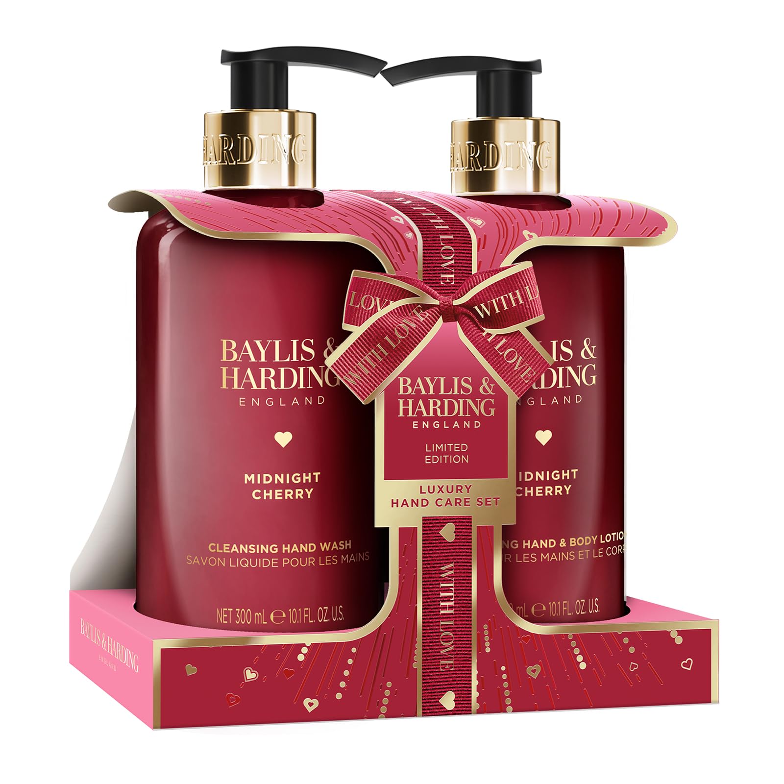 Baylis & Harding Midnight Cherry Luxury Hand Care Gift Set - Vegan Friendly 7