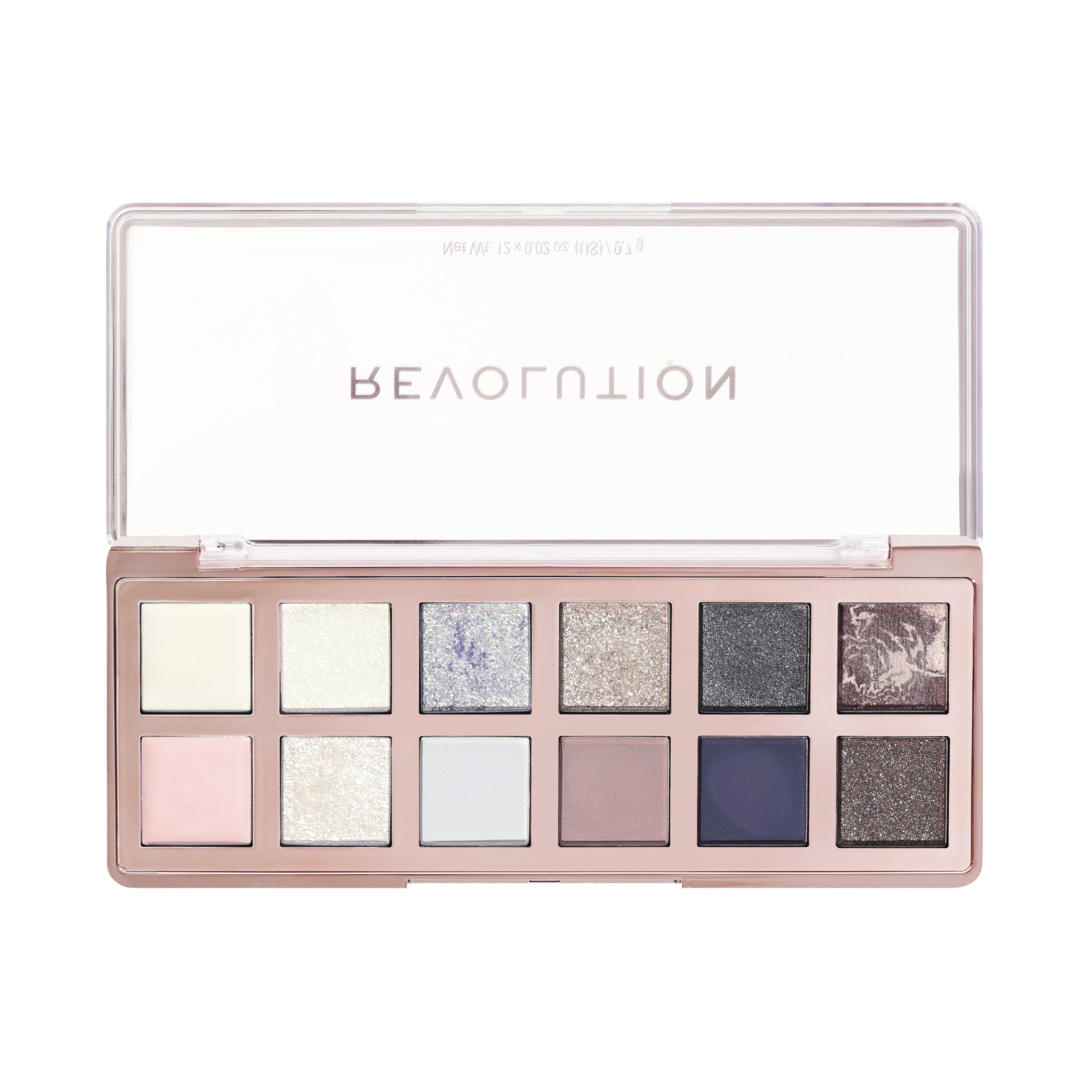 Revolution The Celestial Icon Ethereal Nudes Eyeshadow Palette, 12 High-Impact Pigment Shades