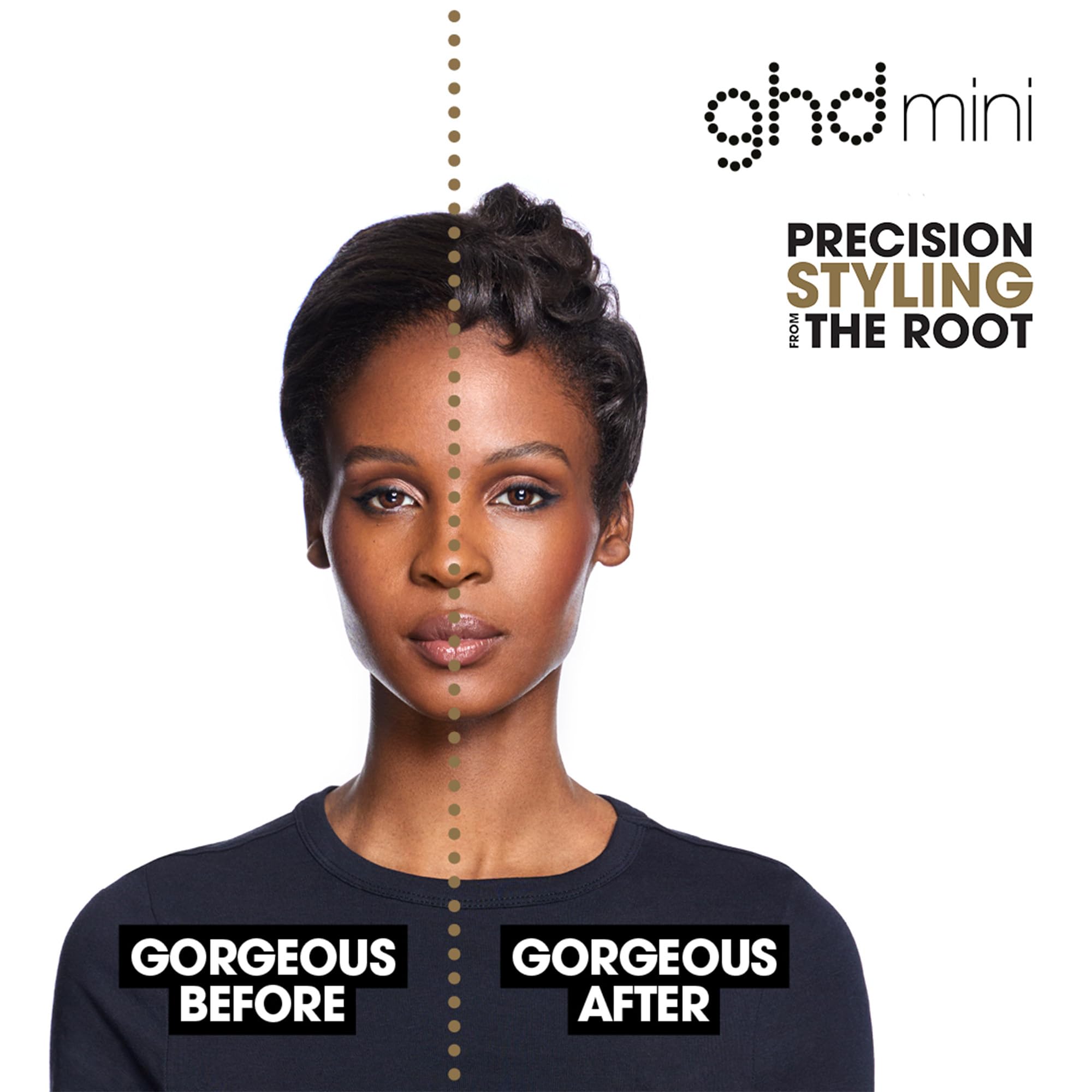 ghd Mini Hair Straightener with 15mm Slim Plate for Precision Styling