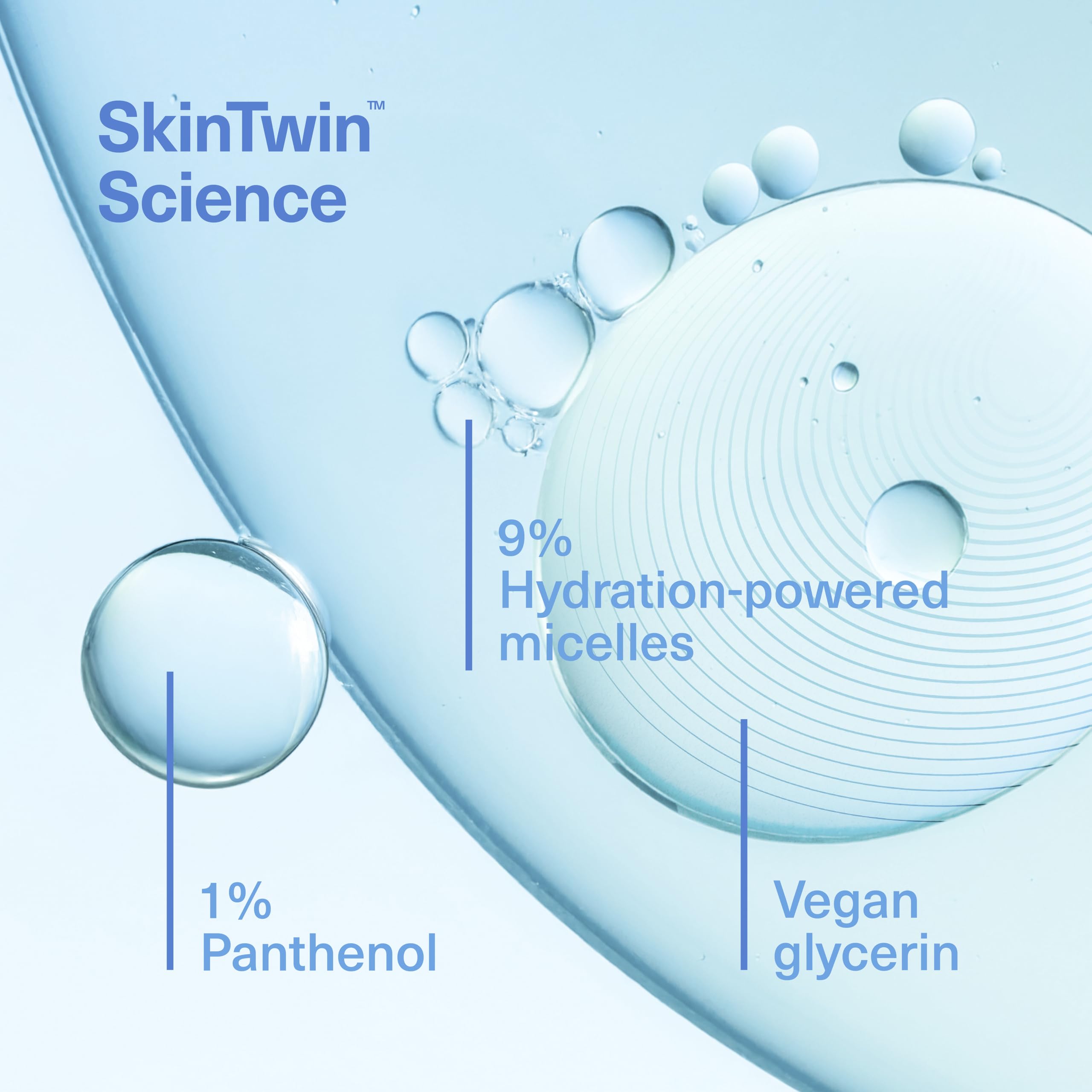 Simple Hydrate+ Micellar Facial Cleanser with Vegan Glycerin for Hydration 3