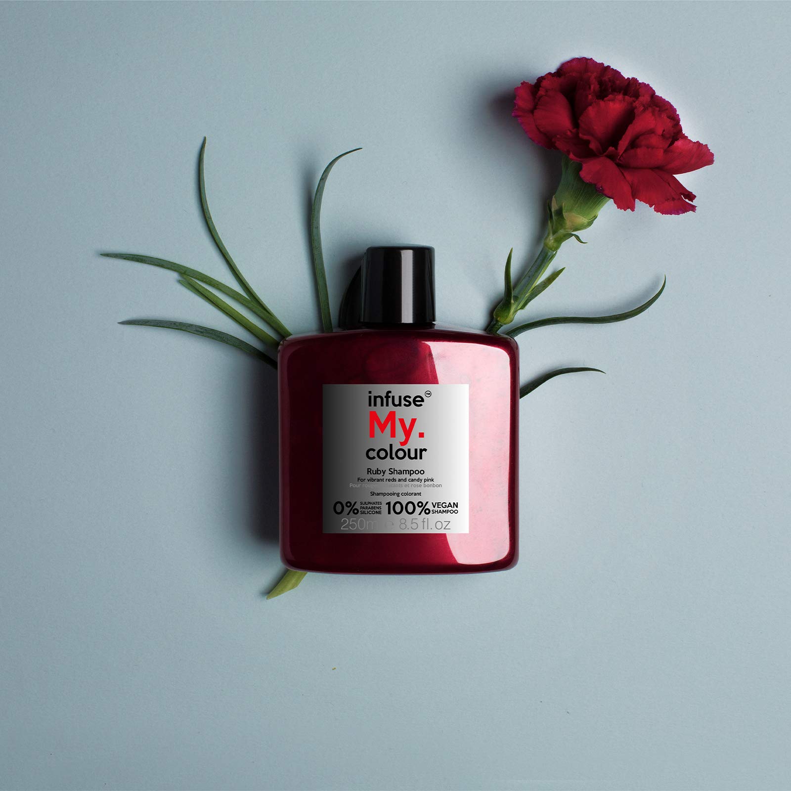 infuse My. colour Ruby Shampoo 250ml for Red, Pink & Brown Toned Hair 8