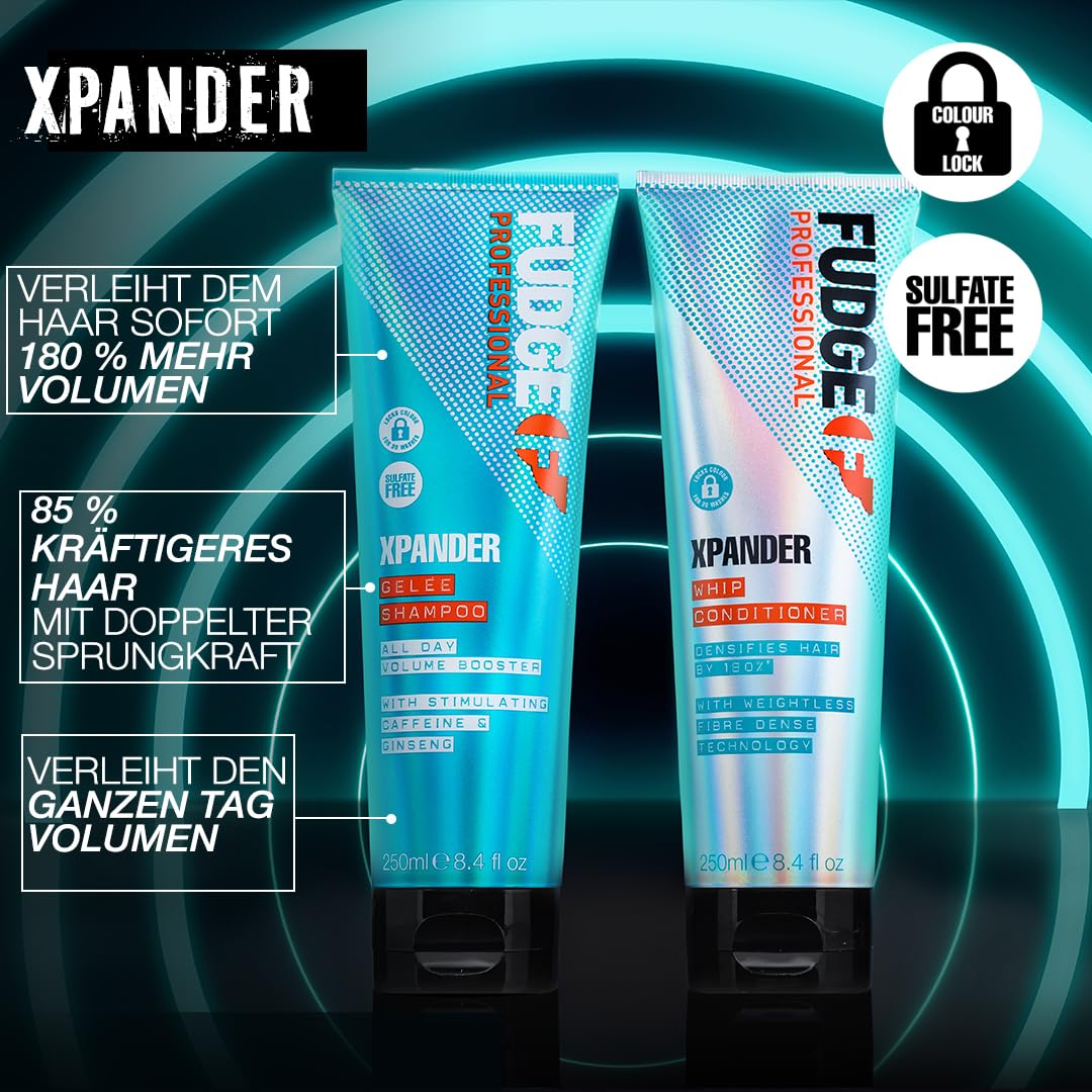 Fudge Professional Xpander Volumizing Shampoo for 180 Percent Denser Hair 4