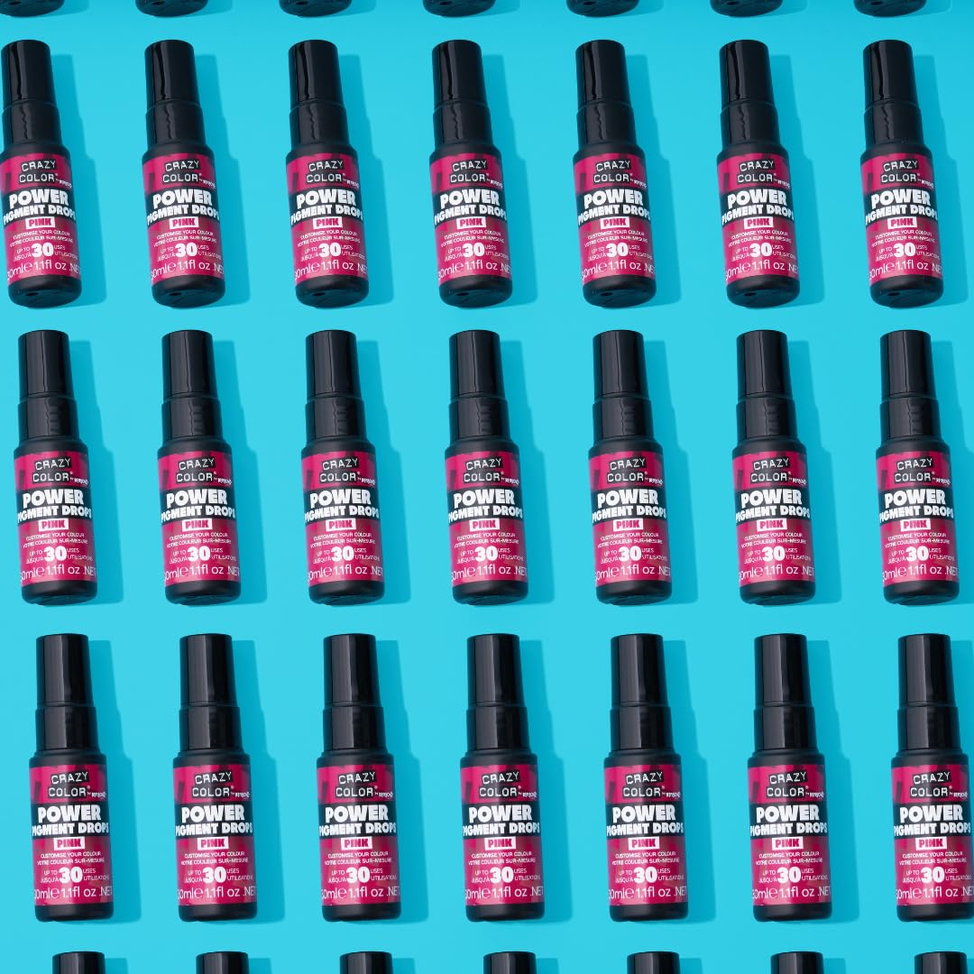 Crazy Color Pink Power Pigment Drops | Ultra Concentrated Hair Colour for Custom Tones 6