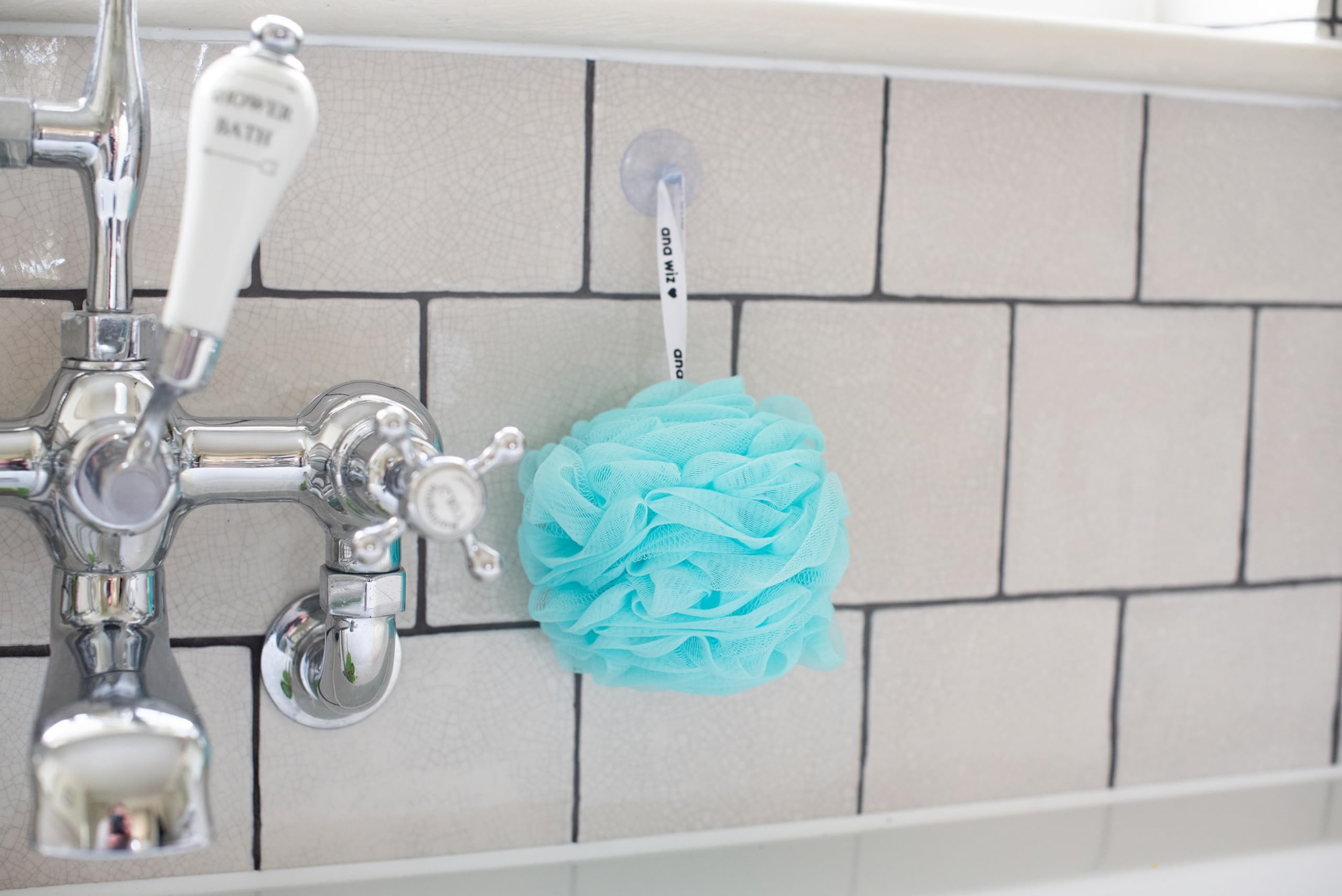 ana wiz Premium Bath Puffs (Pack of 4) - Super Soft, Recycled Materials 3