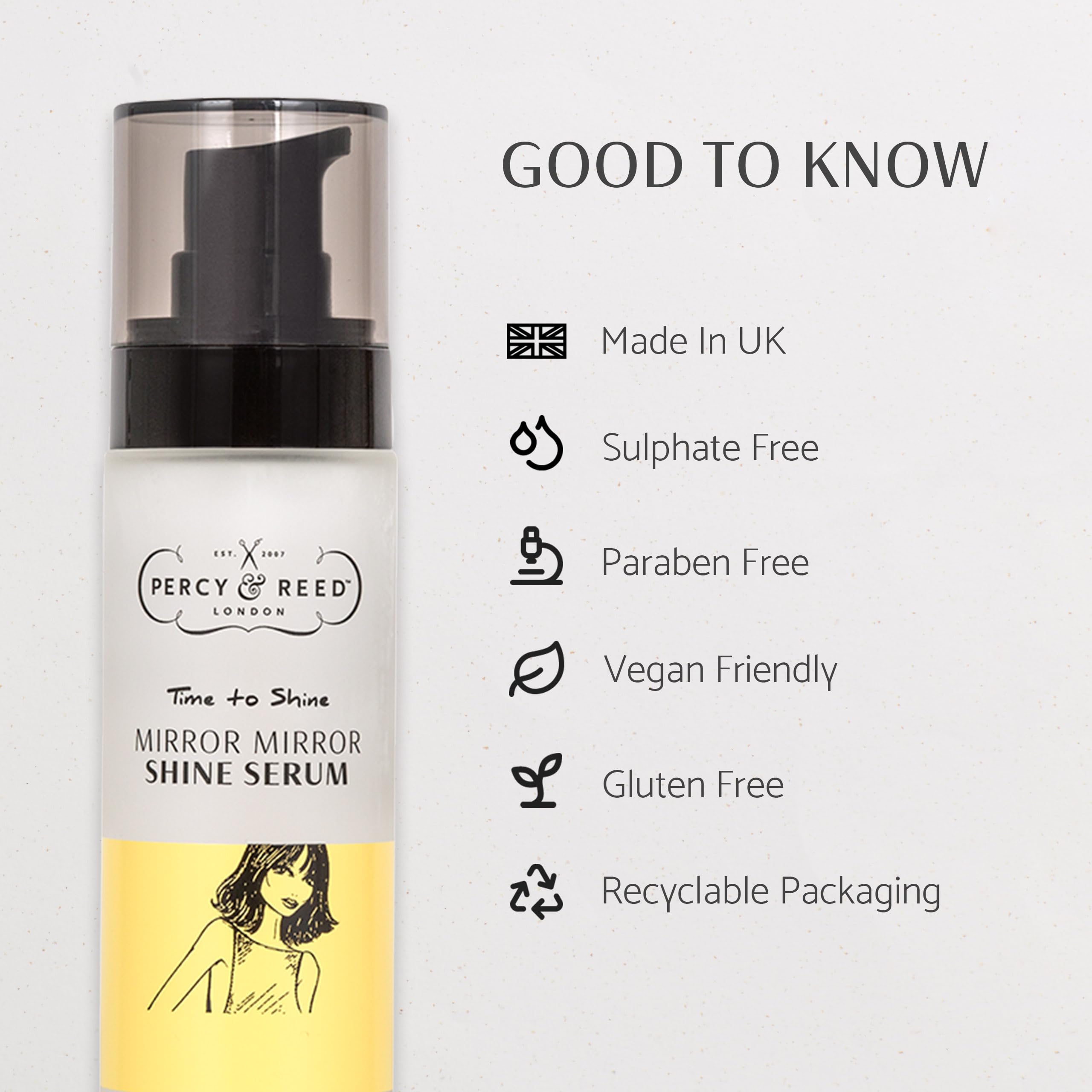 Percy & Reed Time to Shine Mirror Mirror Shine Serum - Anti-Frizz, UV Protection 5