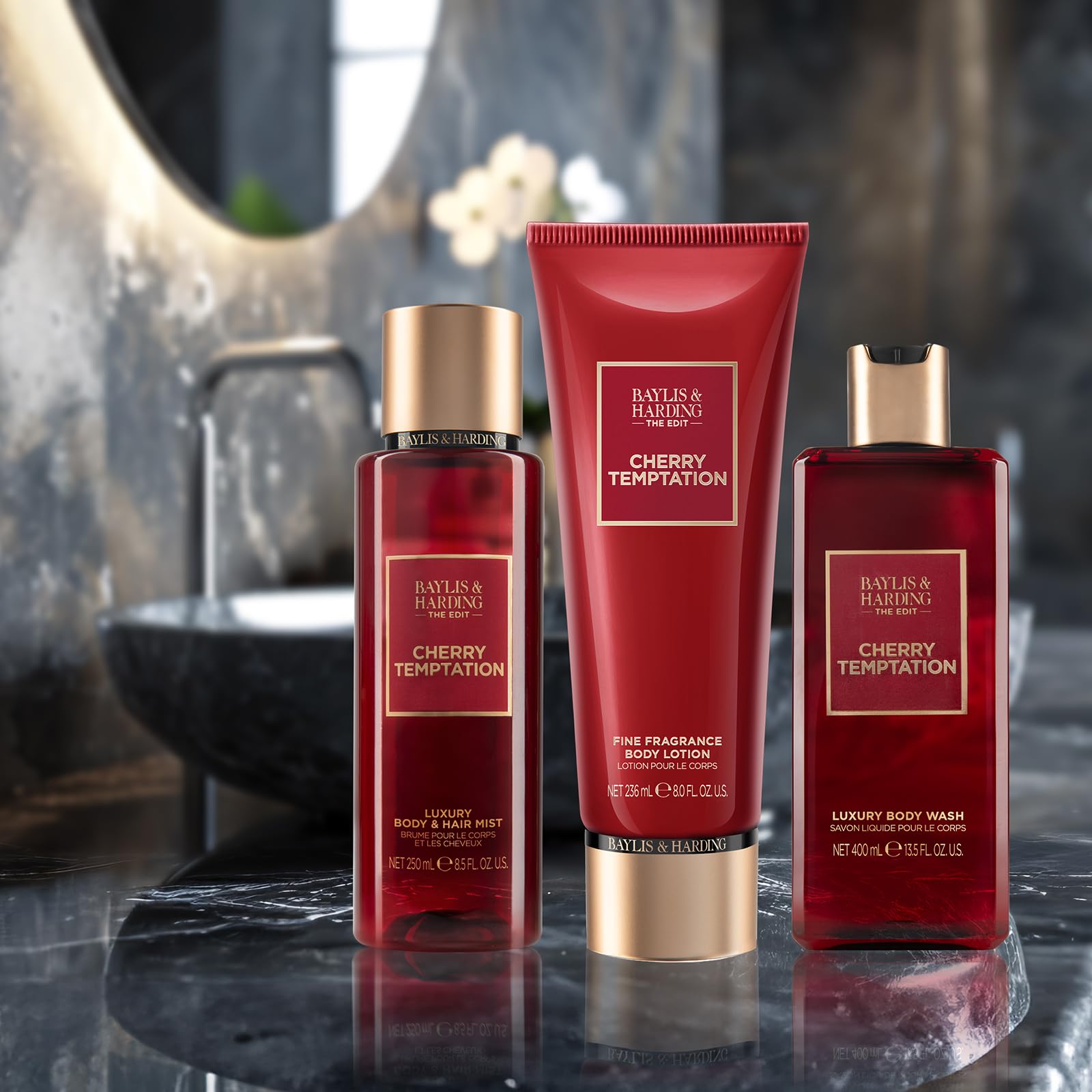 Baylis &amp; Harding The Edit Cherry Temptation Bodylotion, 236 ml (1er-Pack) 6