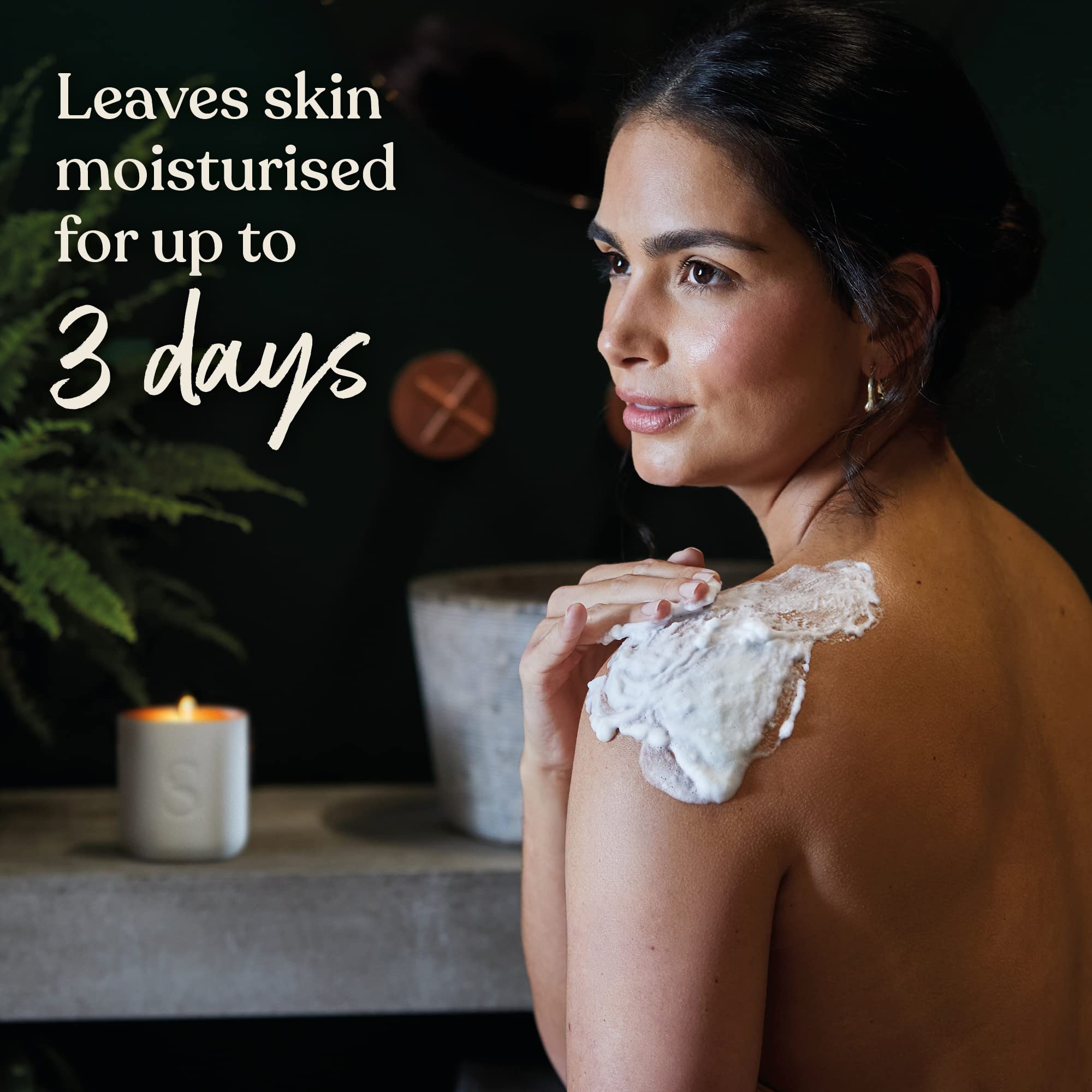 Sanctuary Spa Ruby Oud Shower Burst Foaming Gel with Sunflower & Oud Oil 4