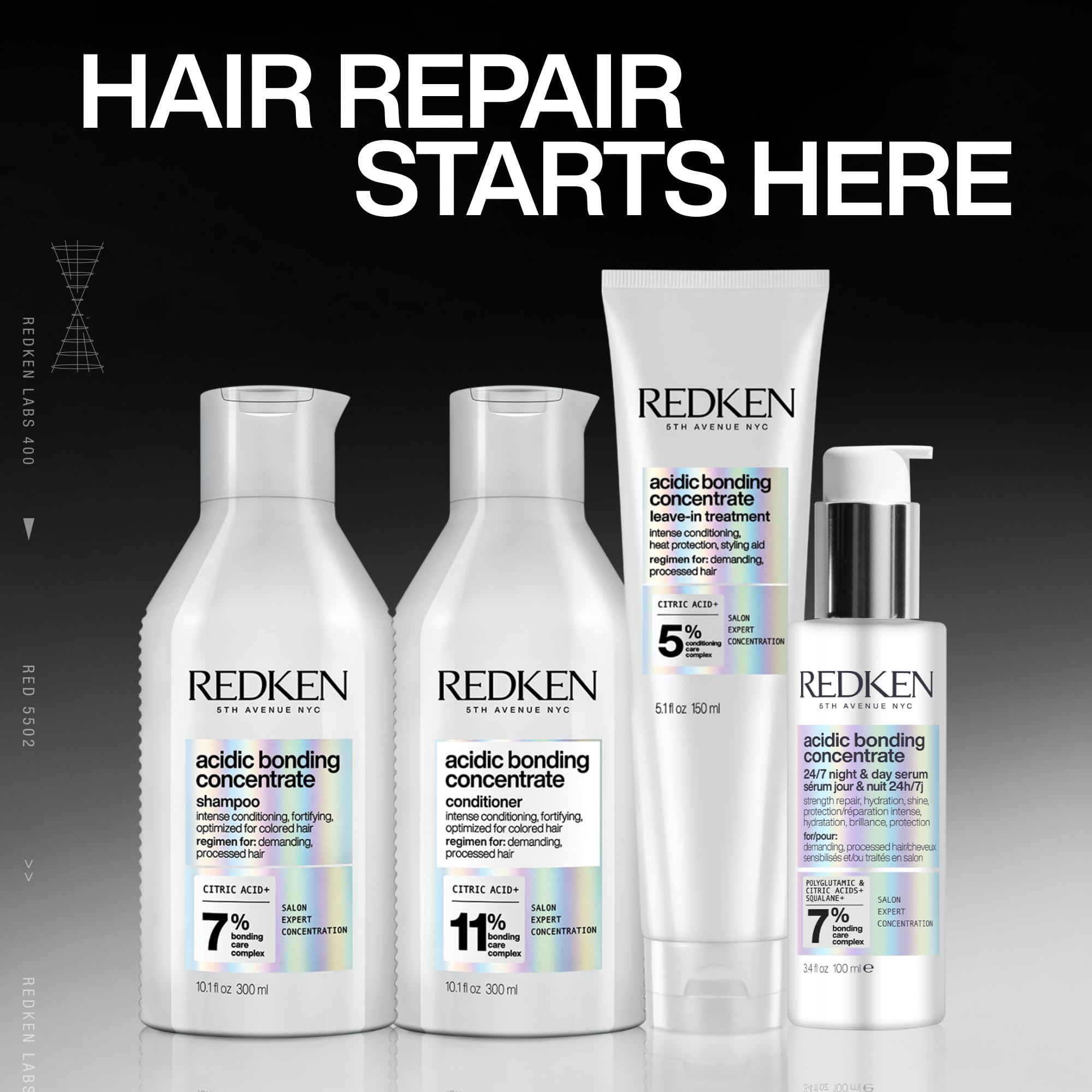 REDKEN Acidic Bonding Concentrate Conditioner: Strengthens Bonds, Conditions & Protects Dry, Damaged Hair (300ml) 6
