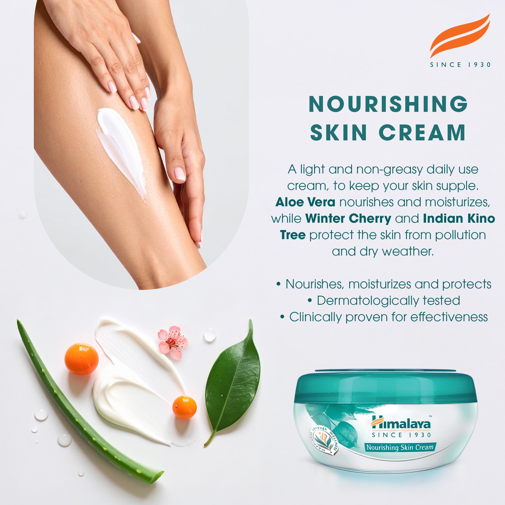 Himalaya Nourishing Skin Cream for Daily Light Moisturization and Protection - 150ml 4